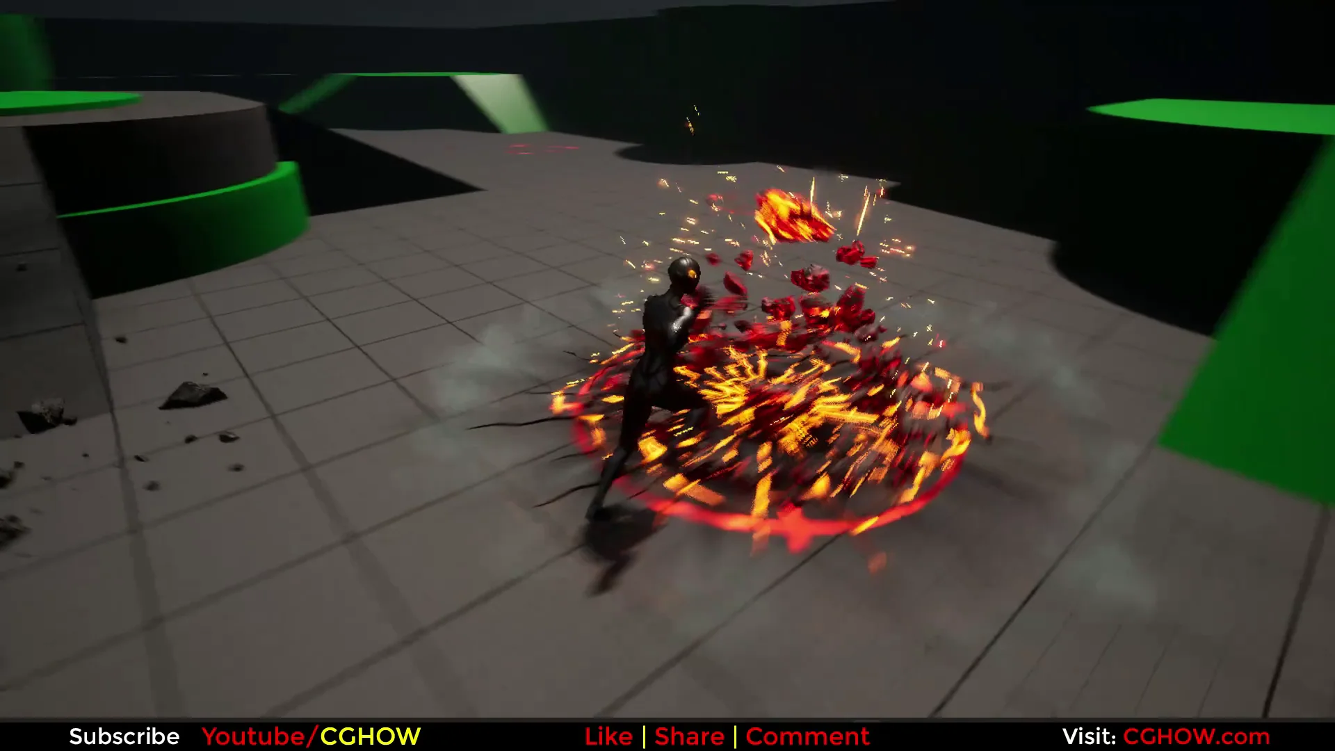 AOE Slam FX in Unreal Engine 5 Niagara product image (1)
