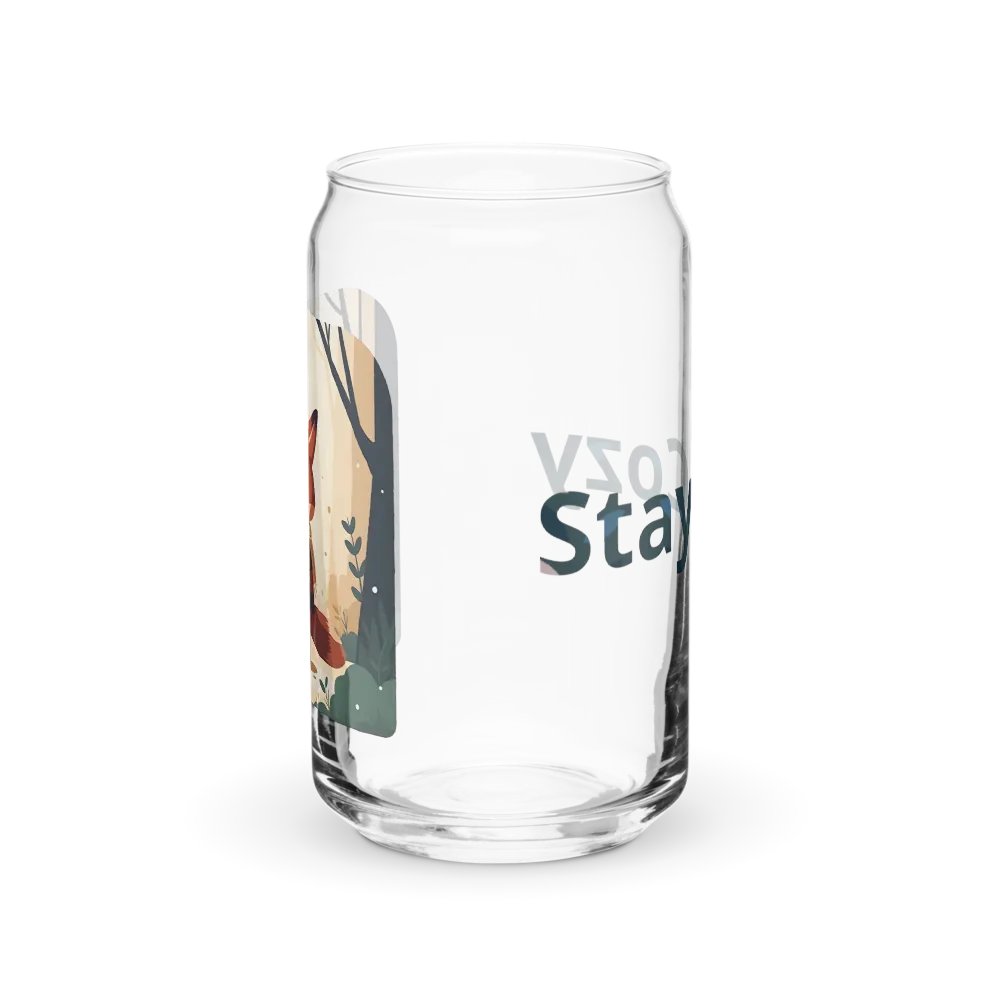 Cozy Forest Fox Glass product image (3)