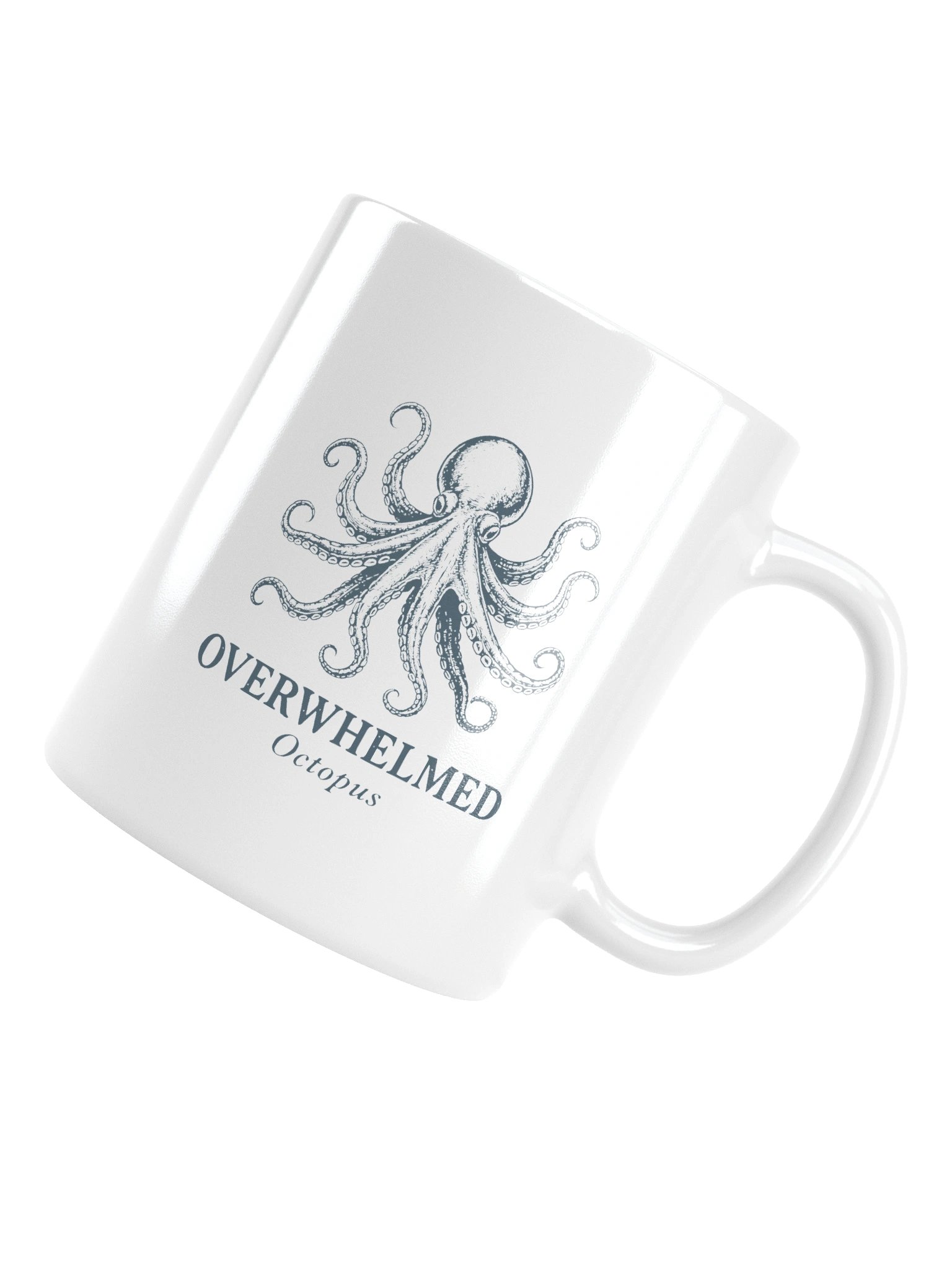 Overwhelmed Octopus Ceramic Mug product image (5)