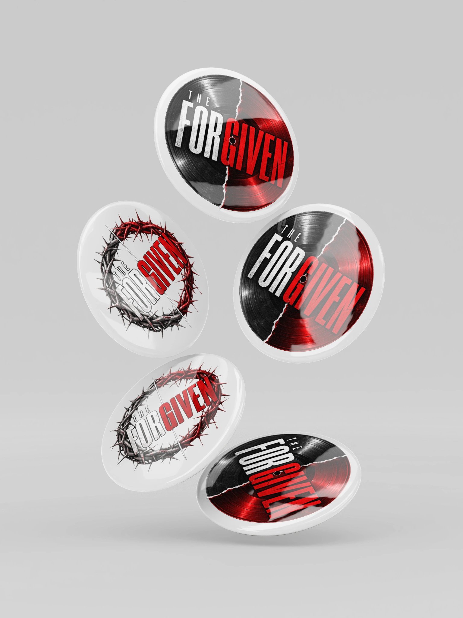 The Forgiven - Pin Buttons product image (2)