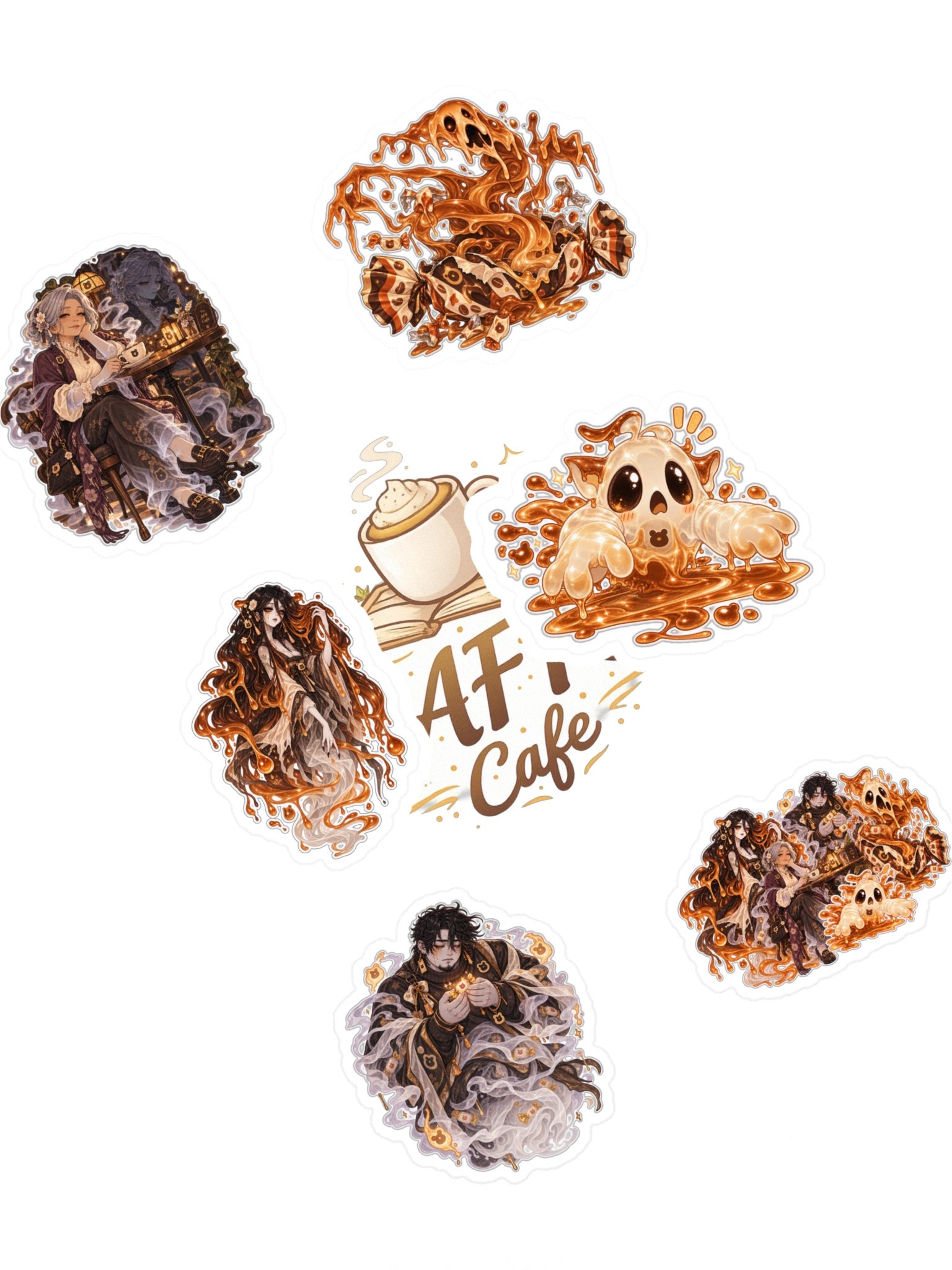 Twisted Toffee: Yūrei — 6 Sticker Pack product image (1)