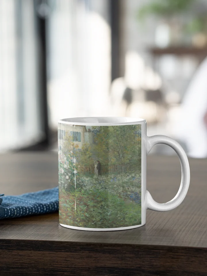 The Artist's Garden in Argenteuil (A Corner of the Garden with Dahlias) [Claude Monet] Mug product image (1)