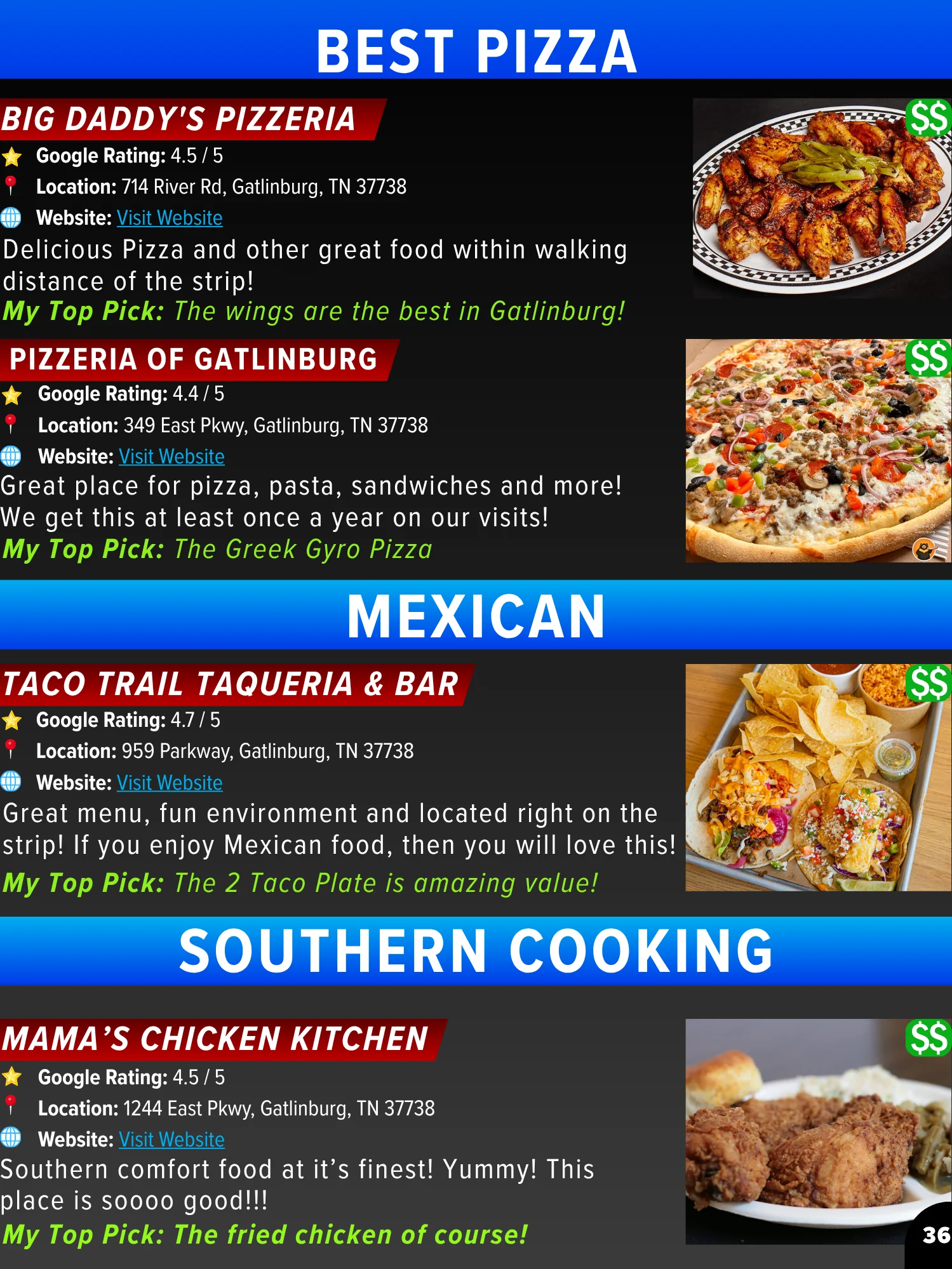 Gatlinburg Travel Guide 2026 | 66-Page Digital Guide + Printer-Friendly Version product image (5)