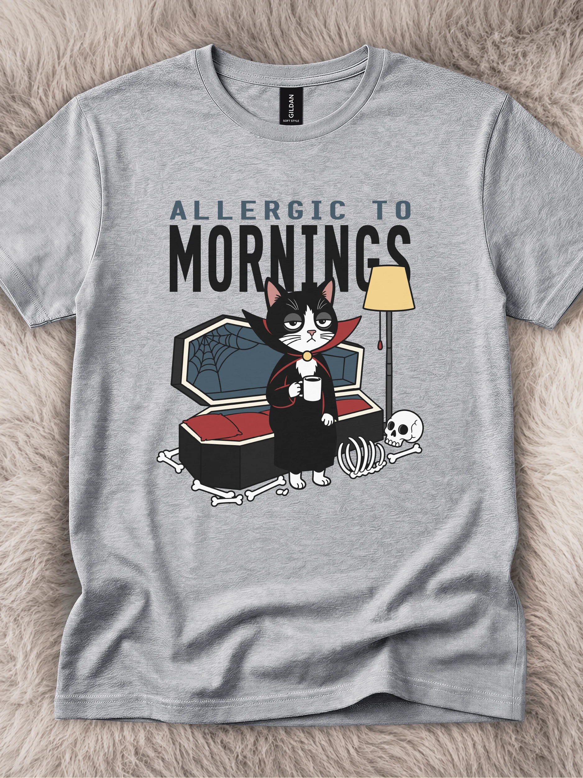Allergic to Mornings Tee product image (51)