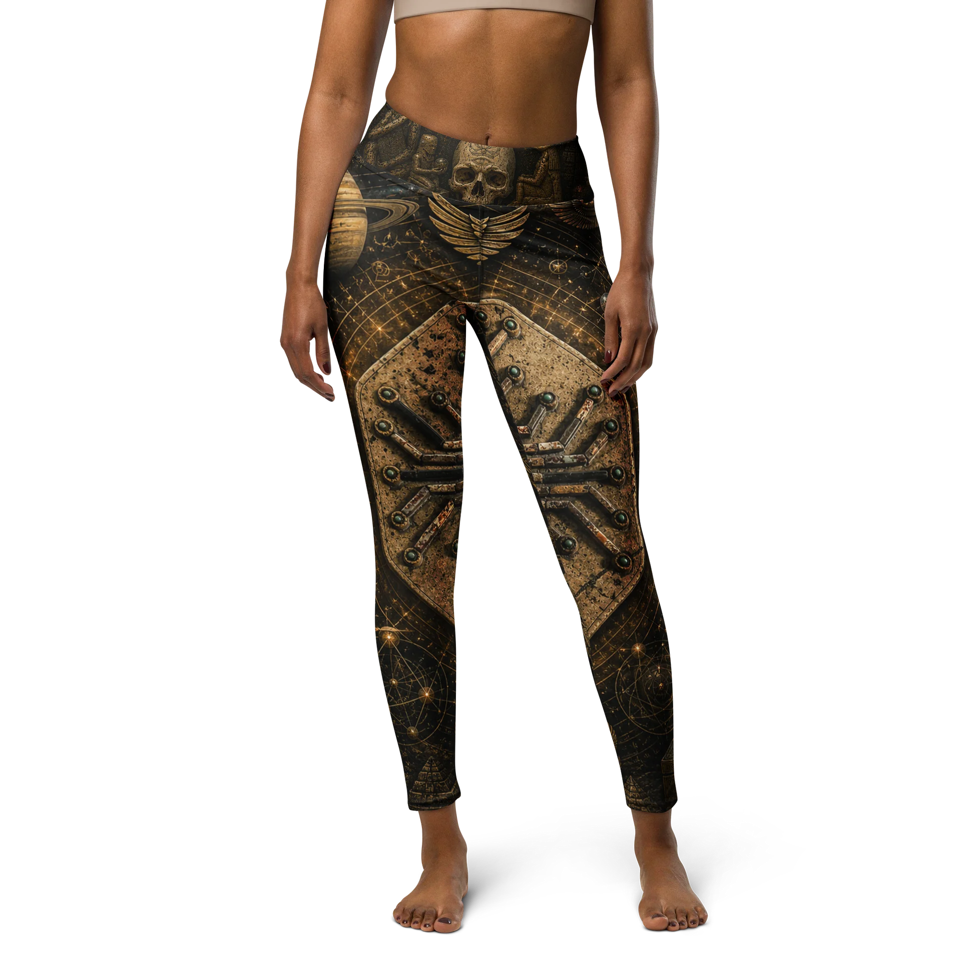Female Aliencarving's Yoga Pants Chipped In product image (1)