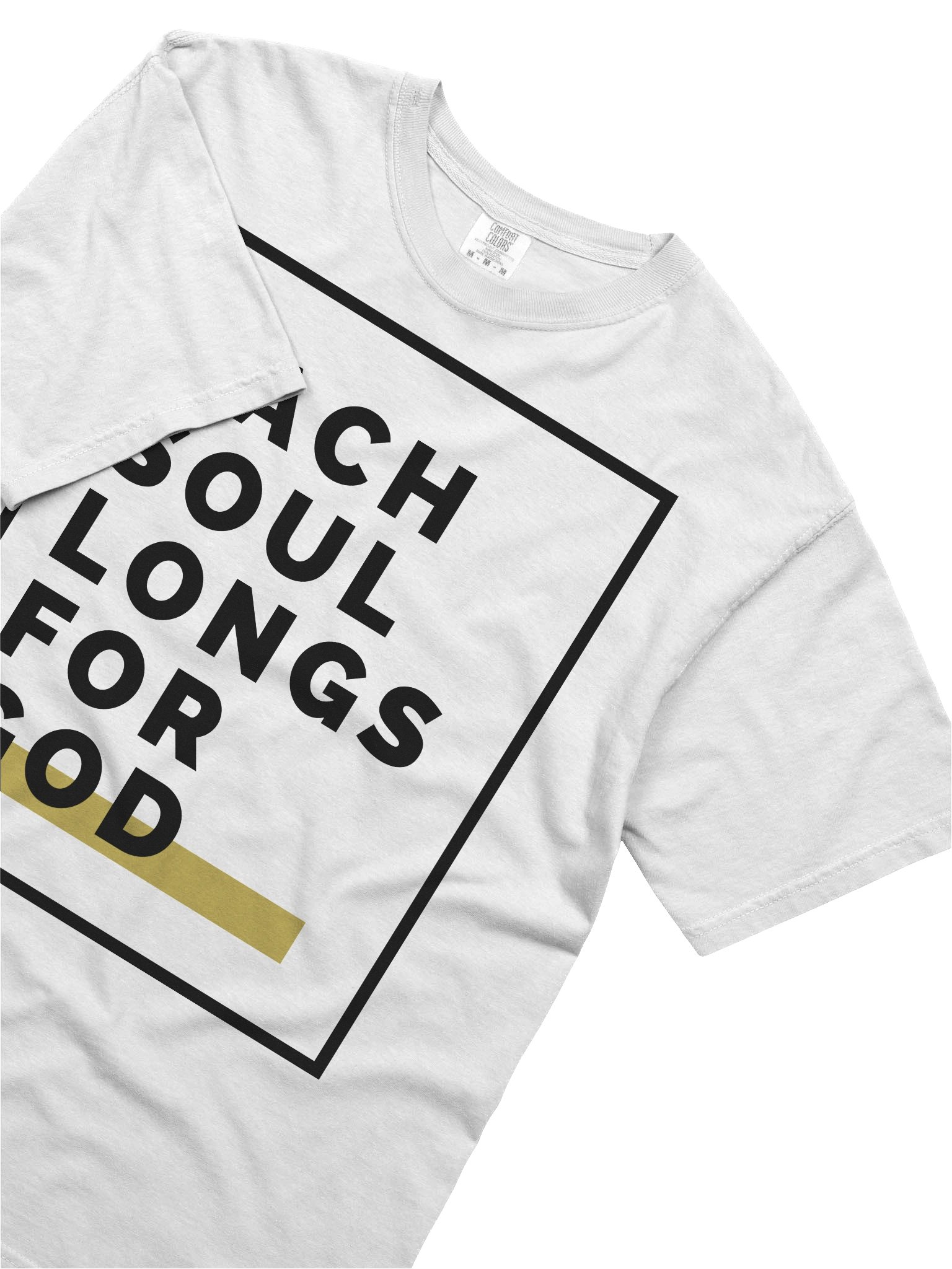 "Each Soul Longs For God" Tee | The Alabaster Edition (White) product image (5)