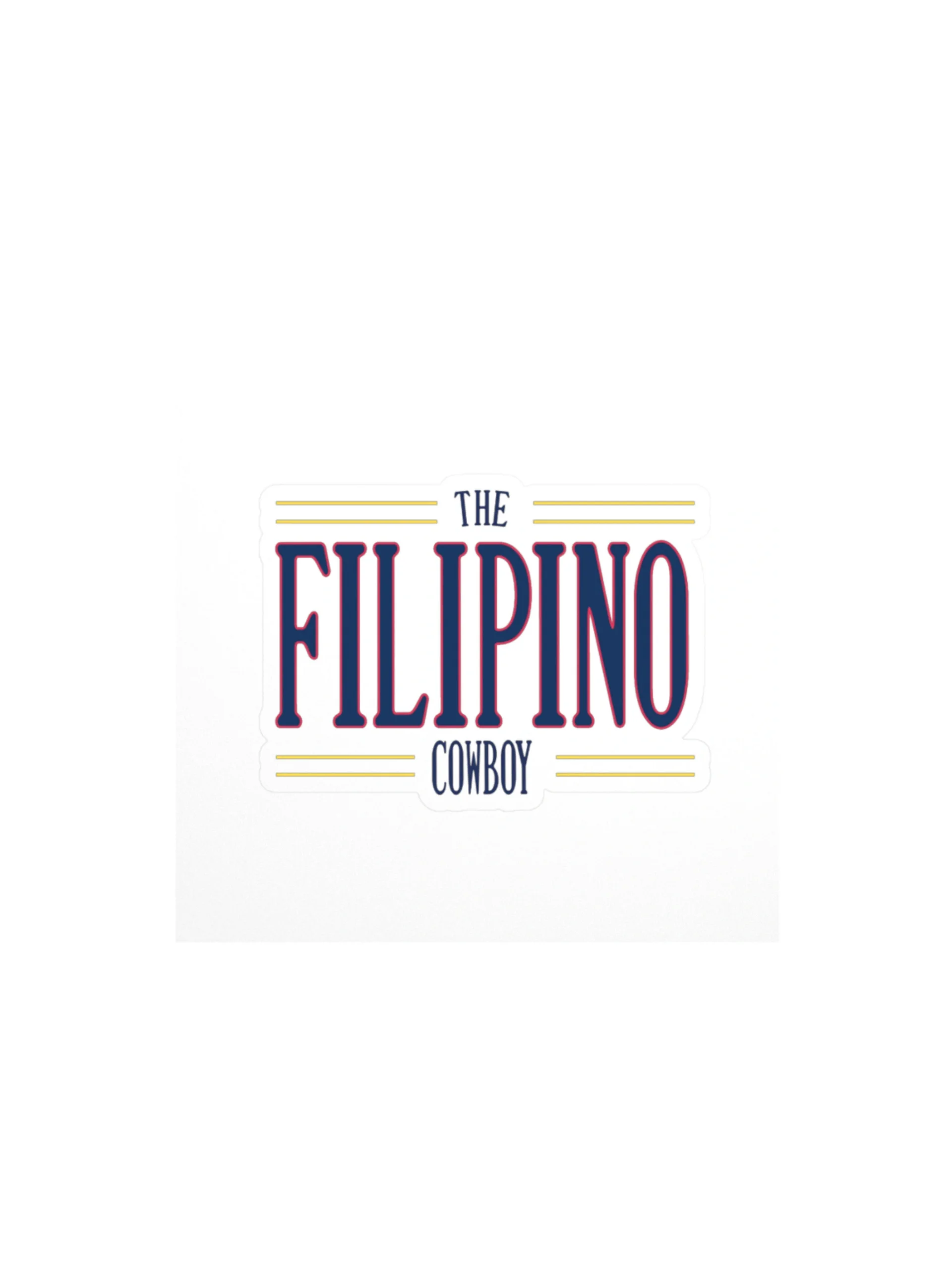 "The Filipino Cowboy" Stickers product image (12)