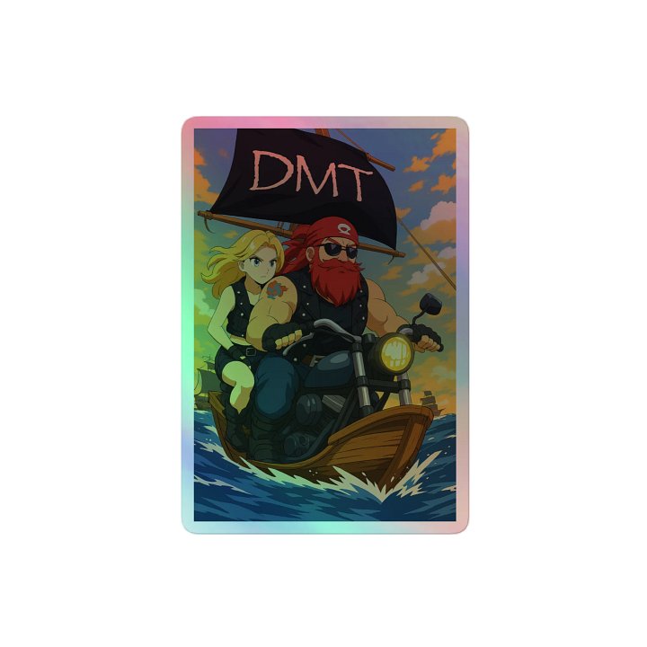 Holo Motorcycle Ride Sticker Set product image (2)