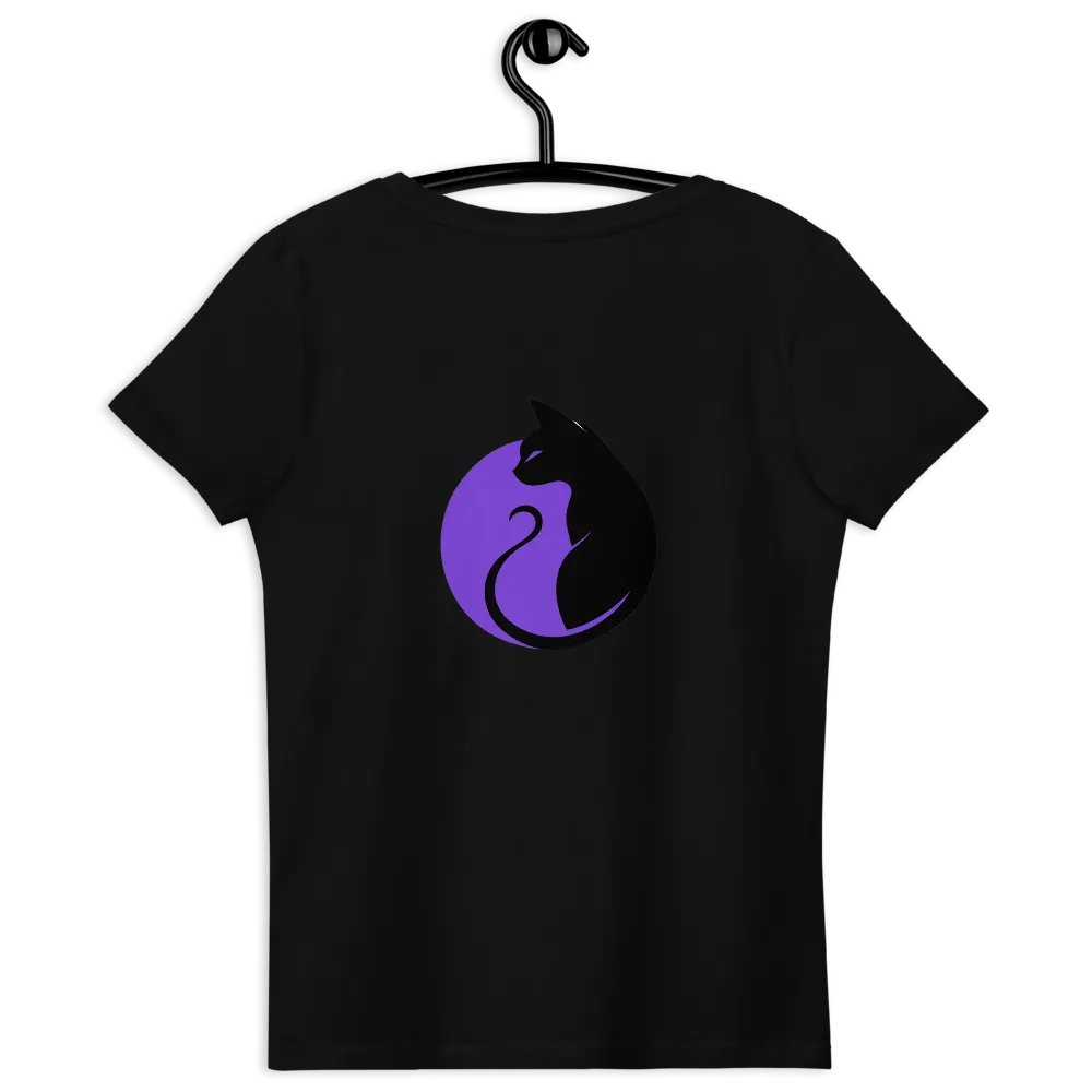 KawaiKitten Fitted Black Tee product image (4)