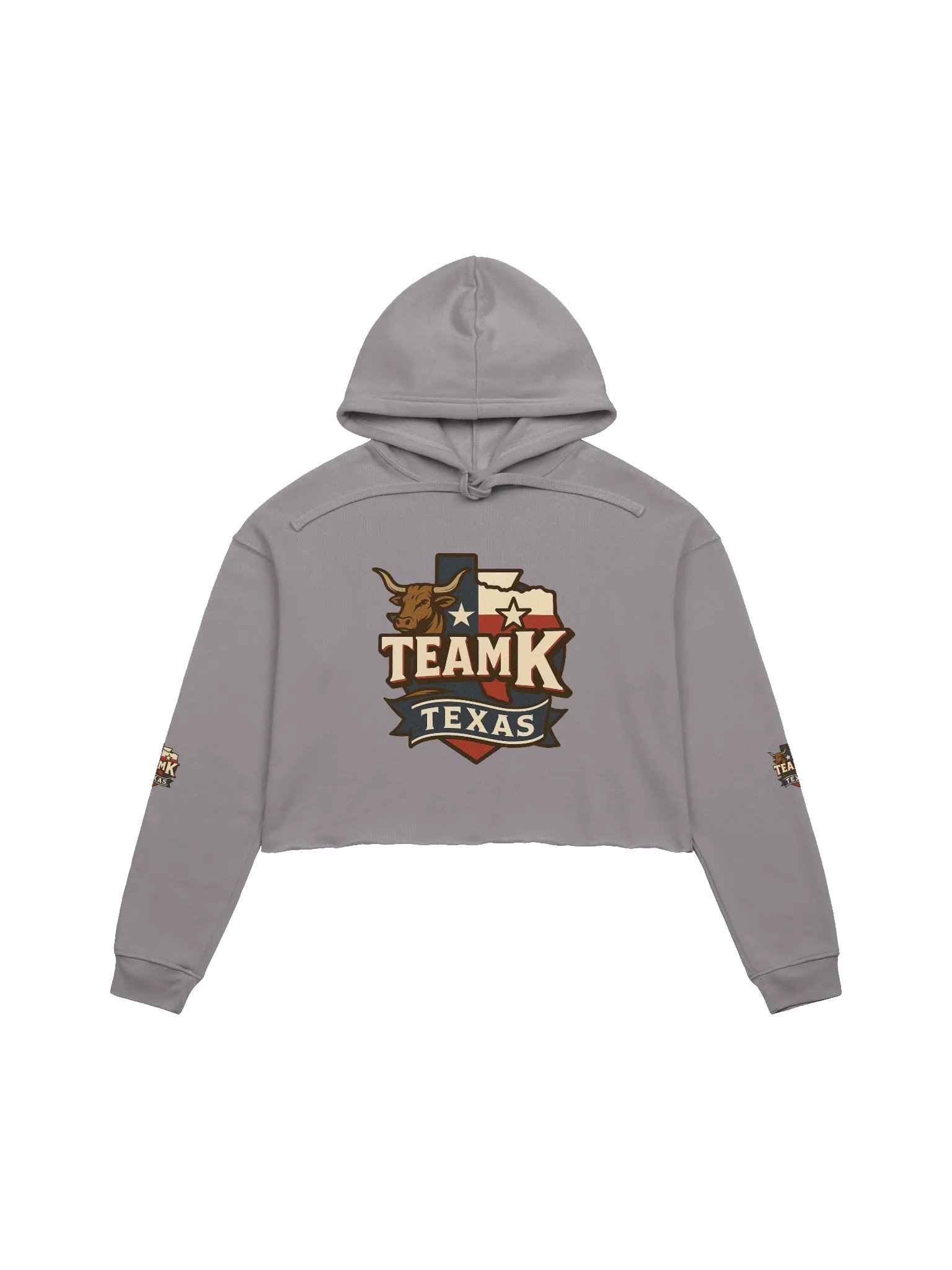 Team K Texas Crop Hoodie product image (1)