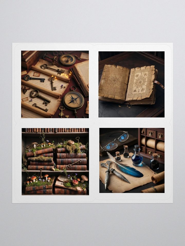 Ink and Elsewhere Stickers #10 – The Shelves That Dream of Other Times product image (2)