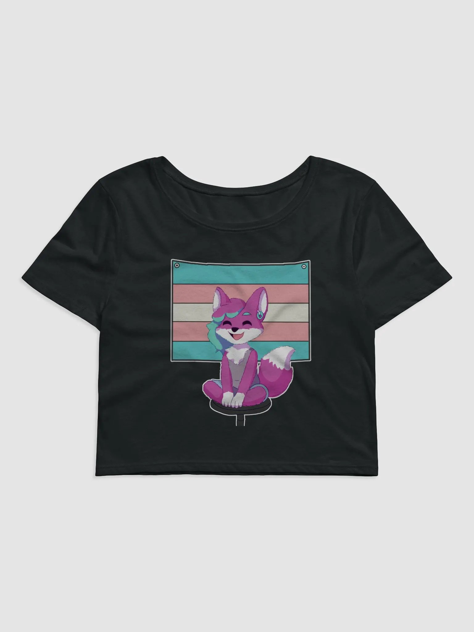 Joy the Fox Trans Crop Top product image (1)