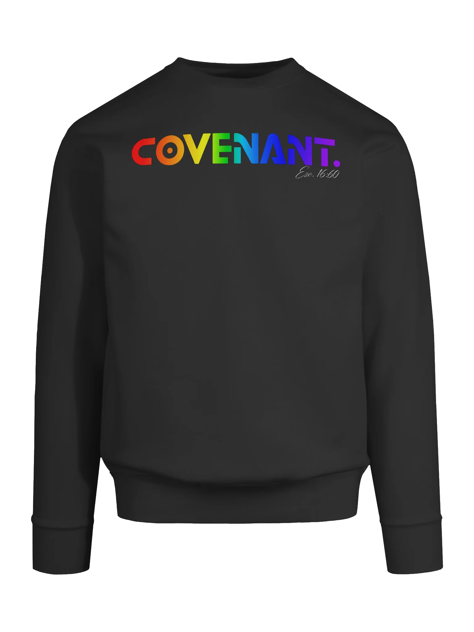 COVENANT. Rainbow Faith Statement Sweatshirt — His Promise Still Stands product image (37)