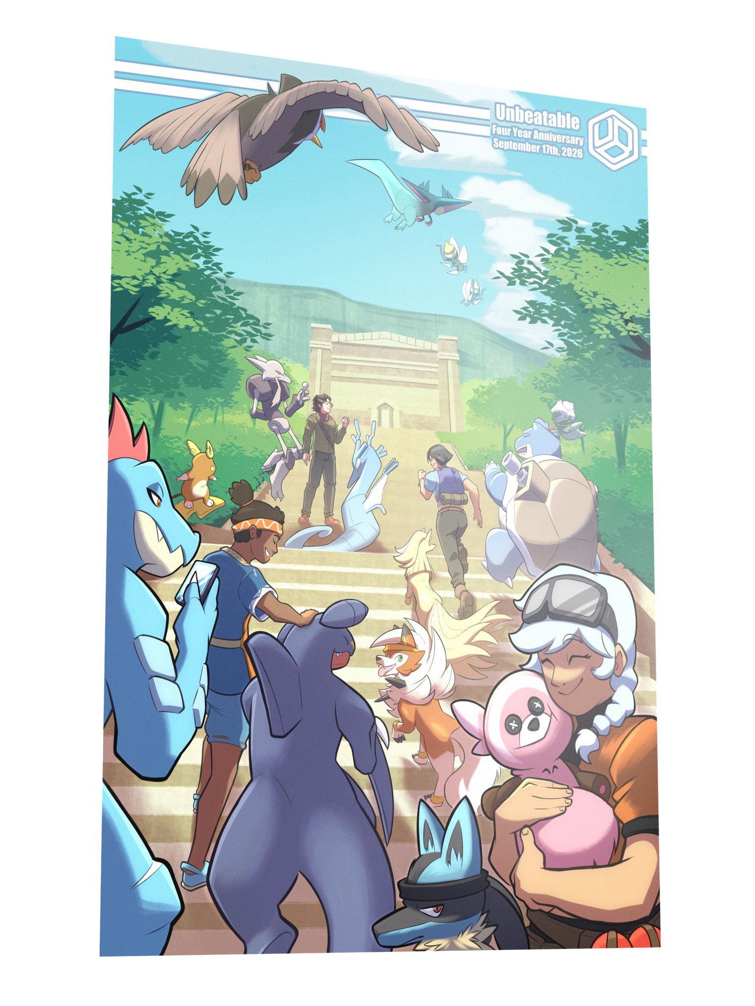 UnbeatableCast 4th Anniversary "Road to Indigo" Poster product image (3)