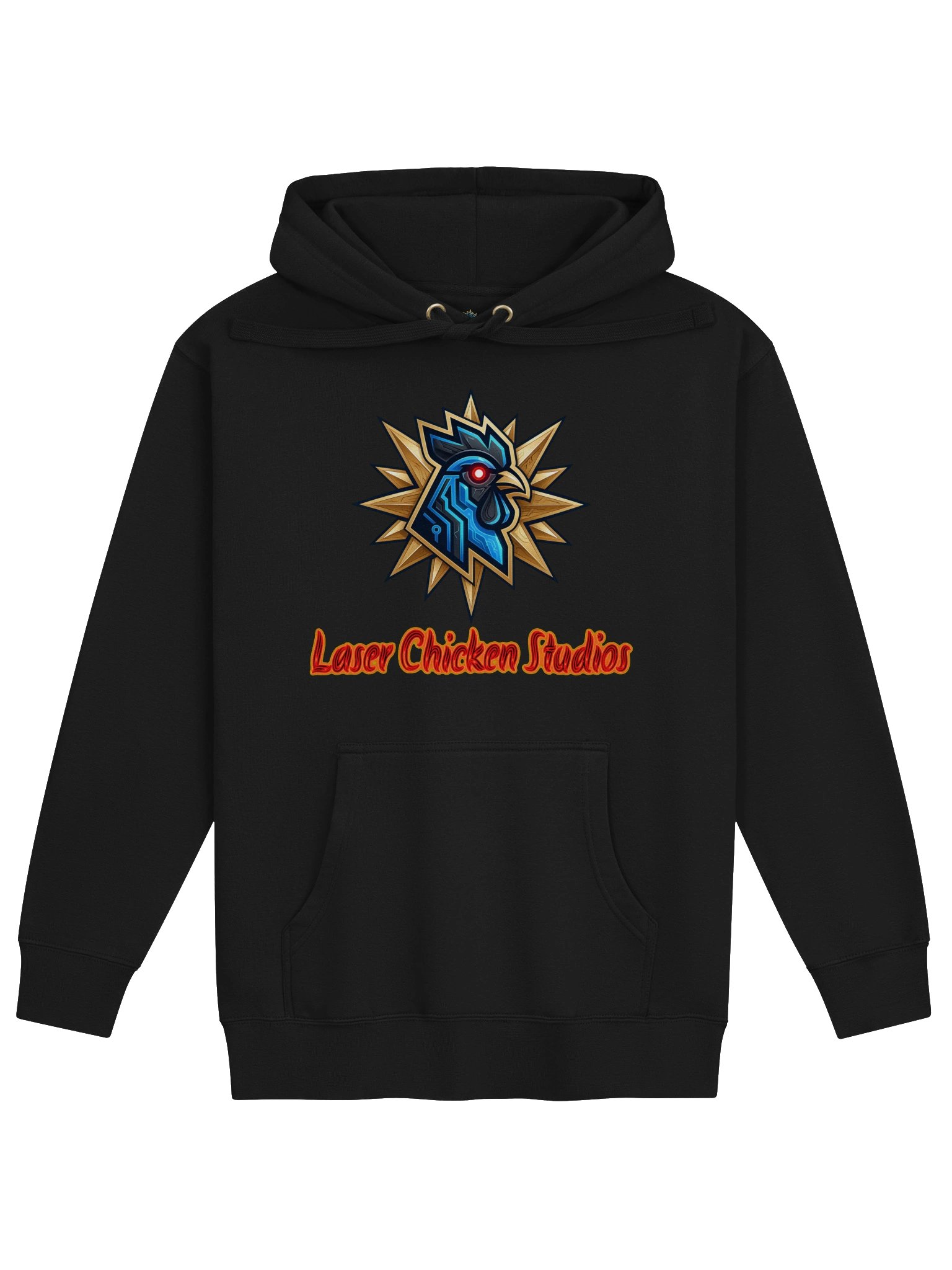 Laser Chicken Studios Neon Emblem Hoodie product image (1)
