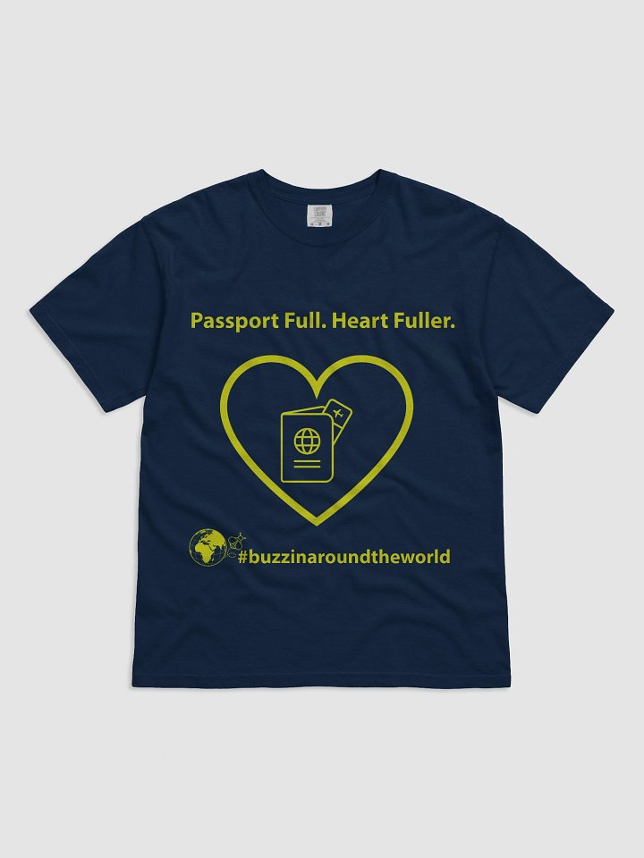 Passport Full. Heart Fuller. - T-Shirt - Classic Colors product image (3)