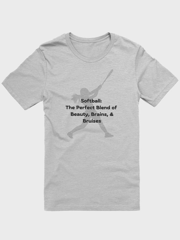 Beauty Brains and Bruises Softball Tee product image (5)