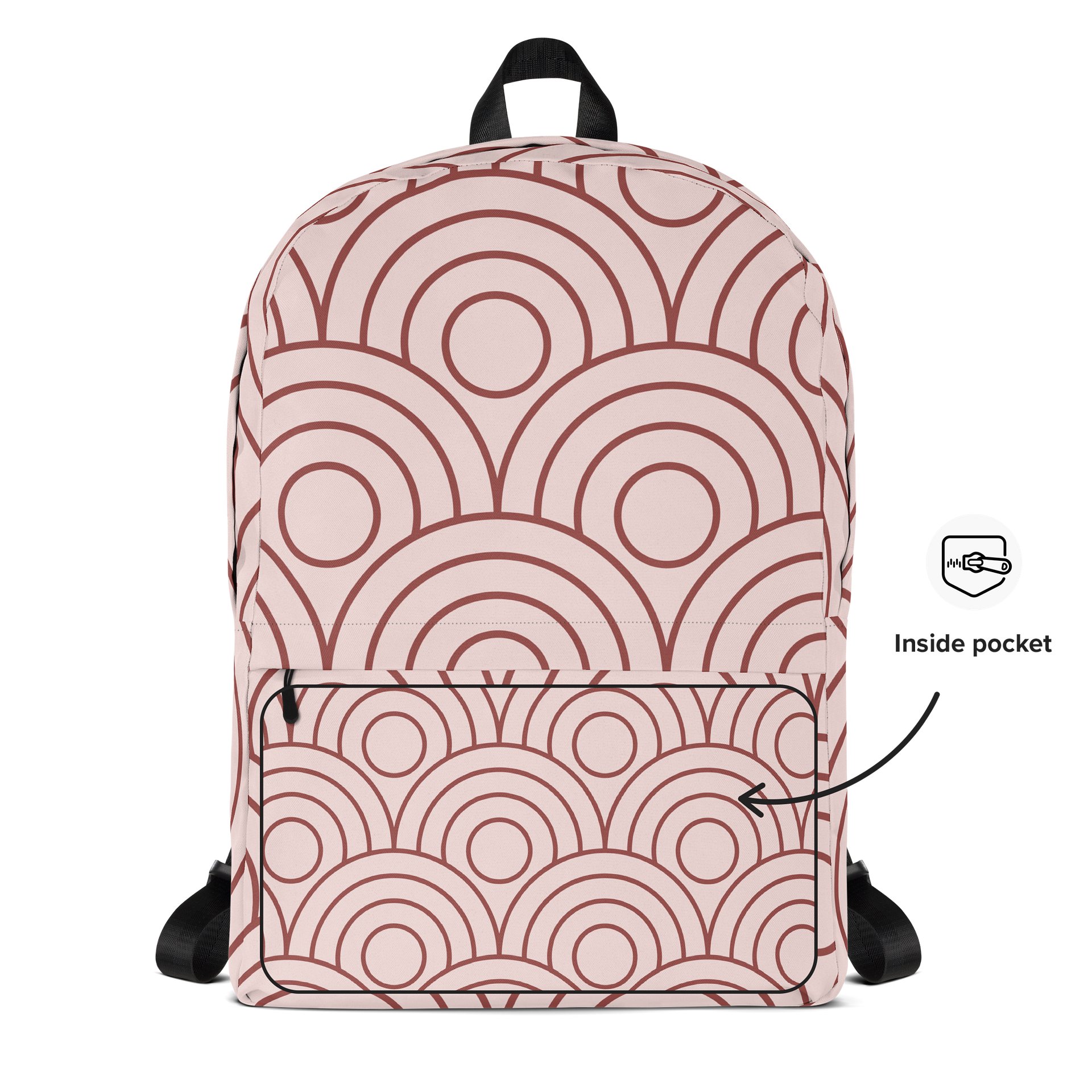 LowkeyFire Pattern All-Over Print Backpack product image (5)