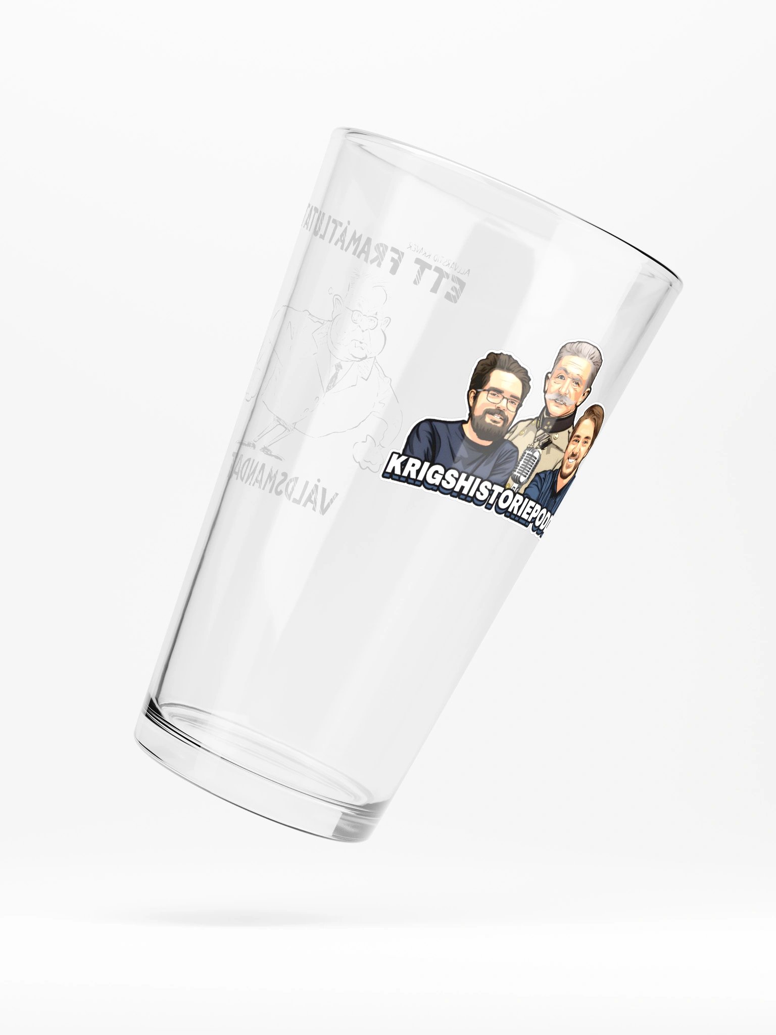 Framåtlutat våldsmandat - Ölglas (signed by @Kluddniklas!) product image (2)