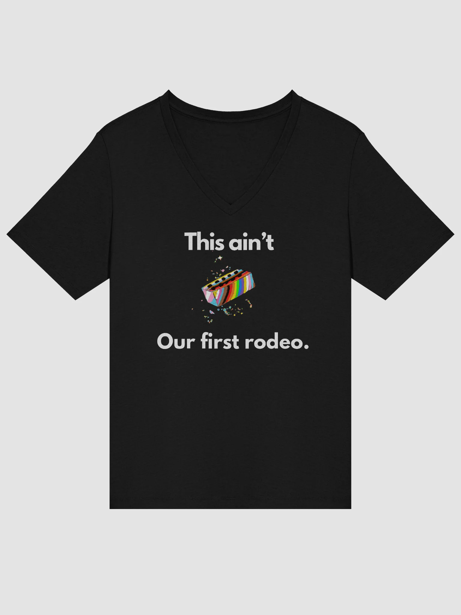 This Ain't Our First Rodeo Relaxed V-Neck Tee product image (11)