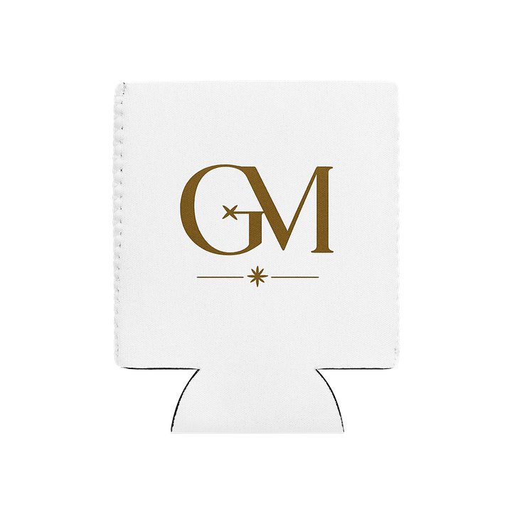 White GM Logo Coozie product image (1)