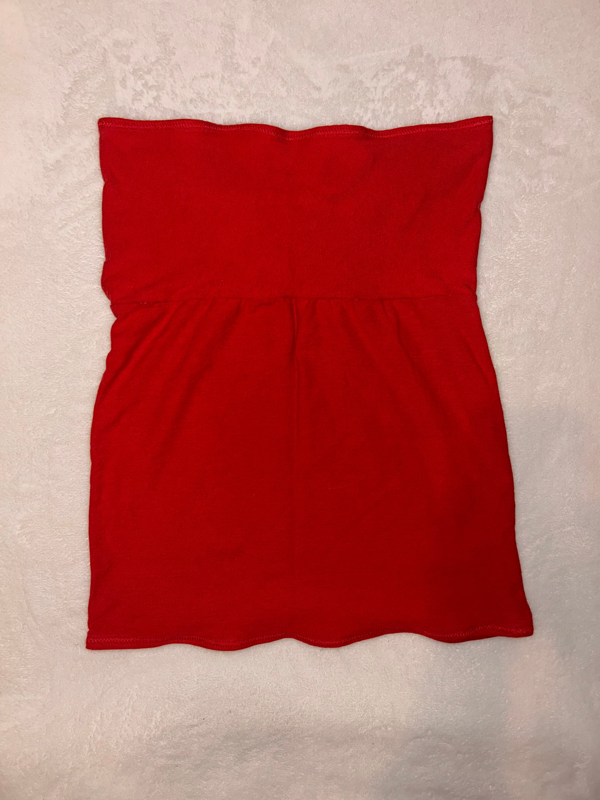 Red tube top product image (5)