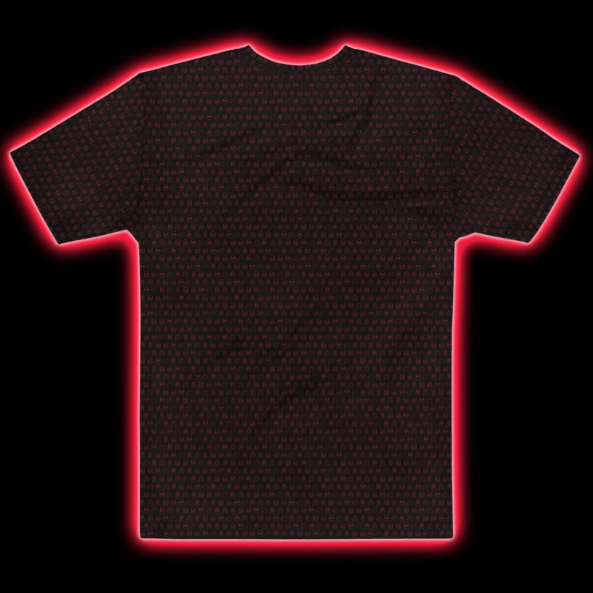 Synthesis Icons T-Shirt - (7 Iconic Synth Knobs) RUBY product image (2)