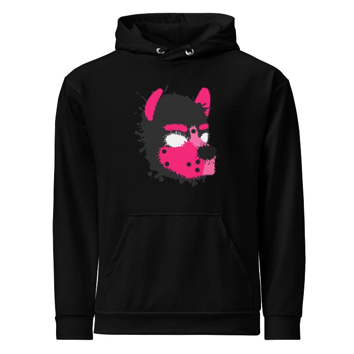 Pup Splatter Hoodie - Black / Pink product image (1)