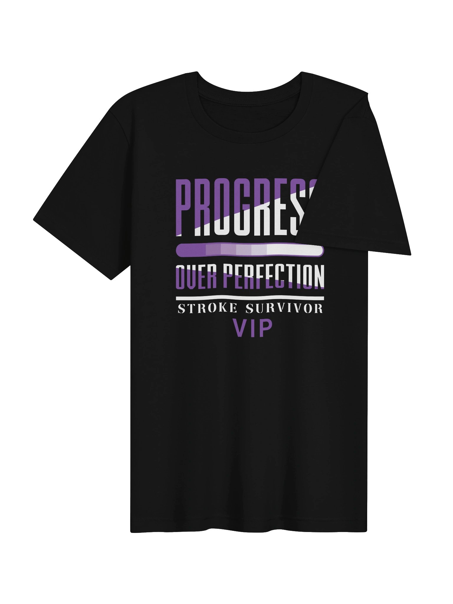 Progress Over Perfection | Stroke Survivor VIP T-Shirt product image (40)