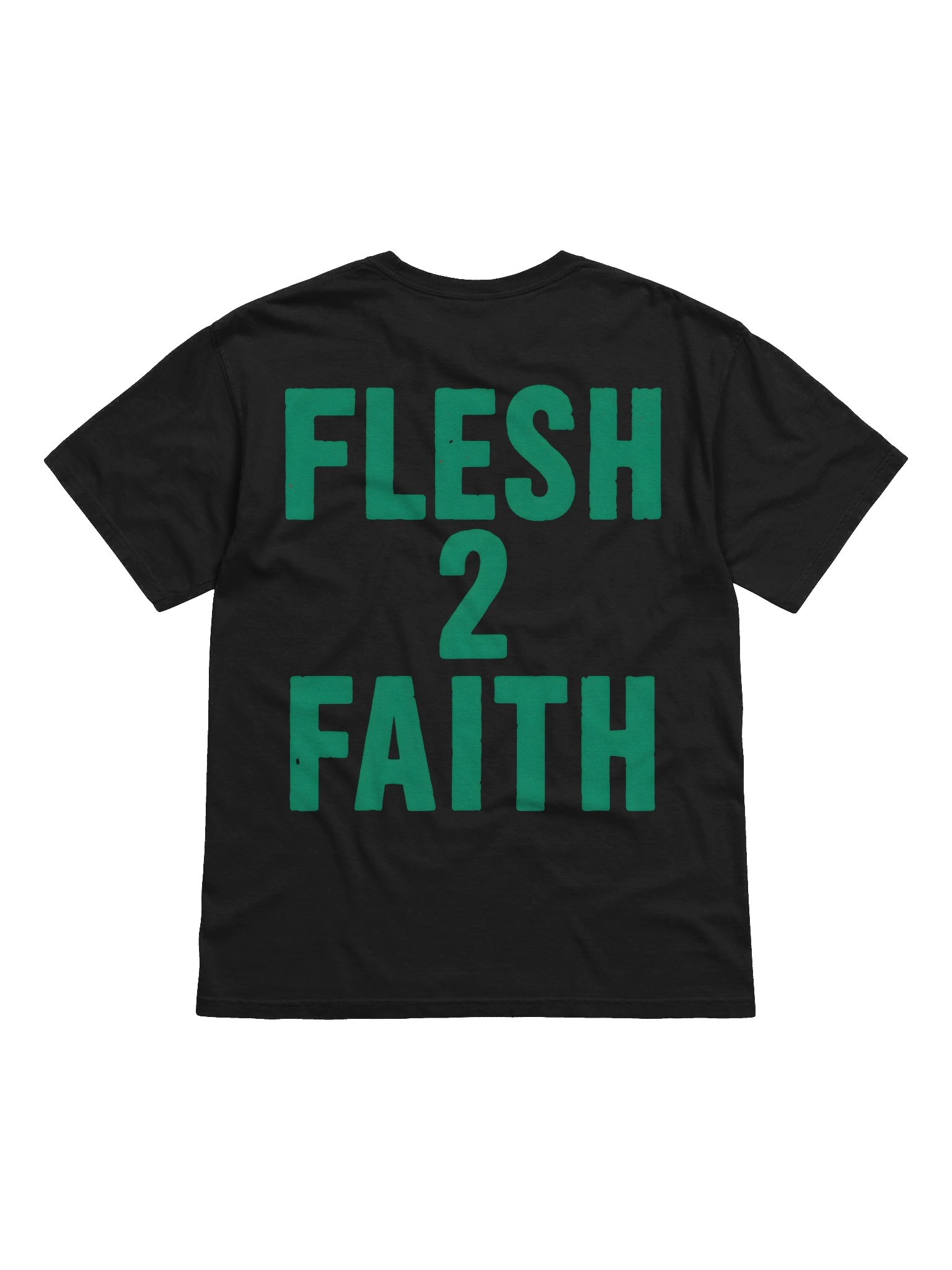 From Flesh 2 Faith — Logo Tee (Green) product image (2)