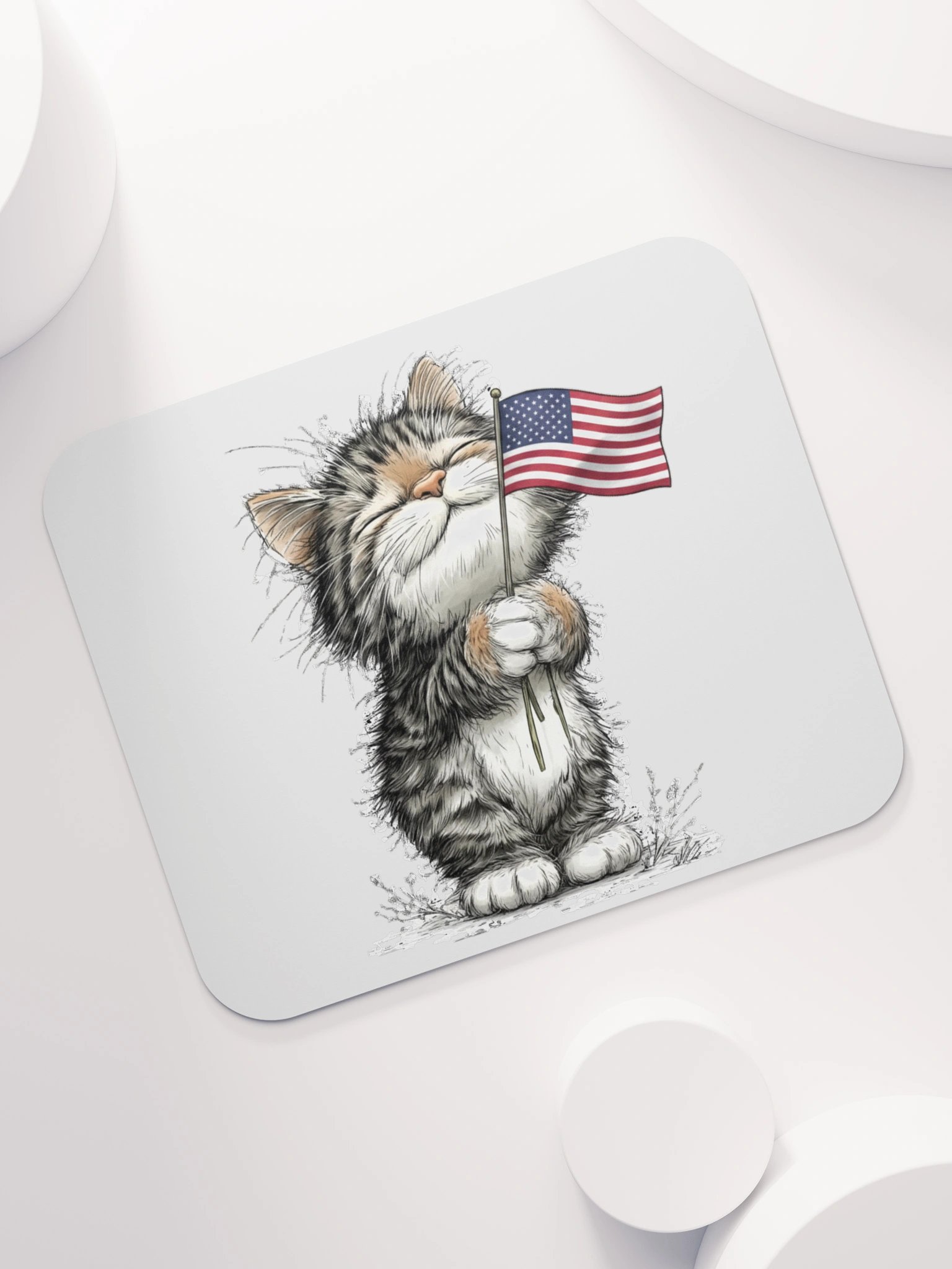 Patriotic Kitten Mousepad product image (7)