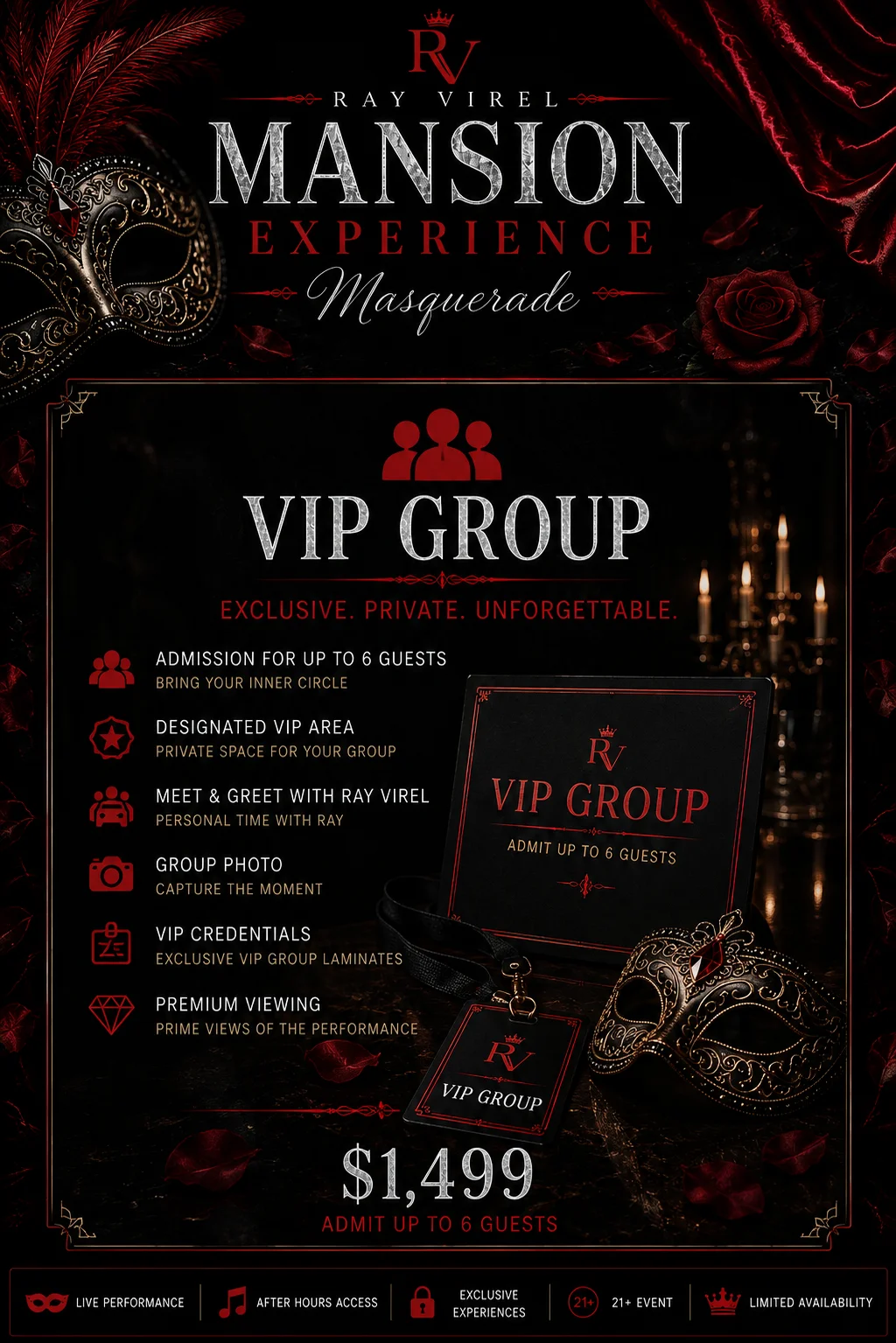 Ray Virel Mansion Experience — VIP Group product image (1)