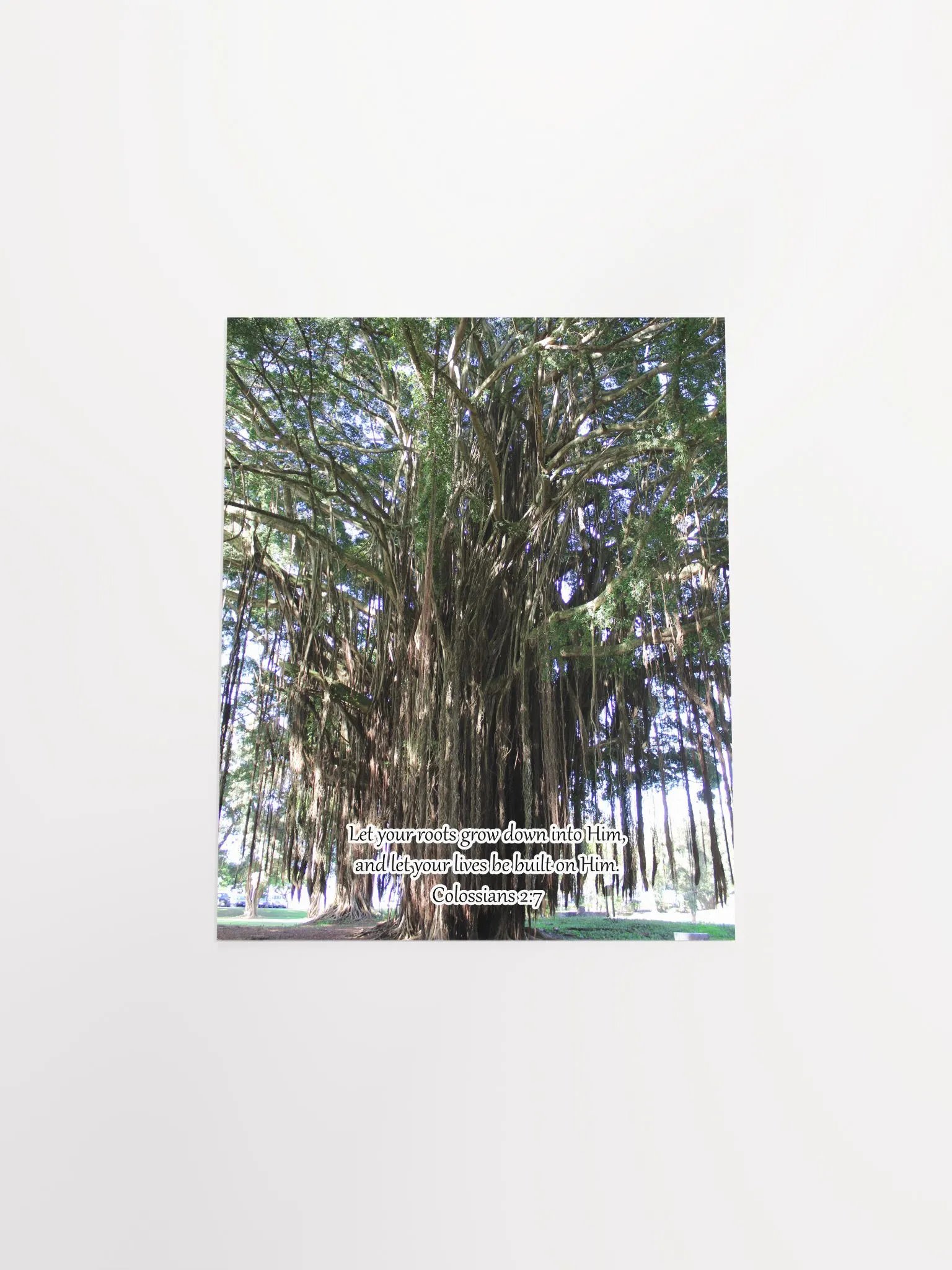 Let your roots grow into Him - Print product image (4)