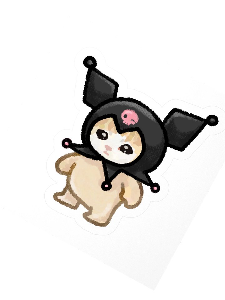 Kuromi Cat Sticker product image (5)