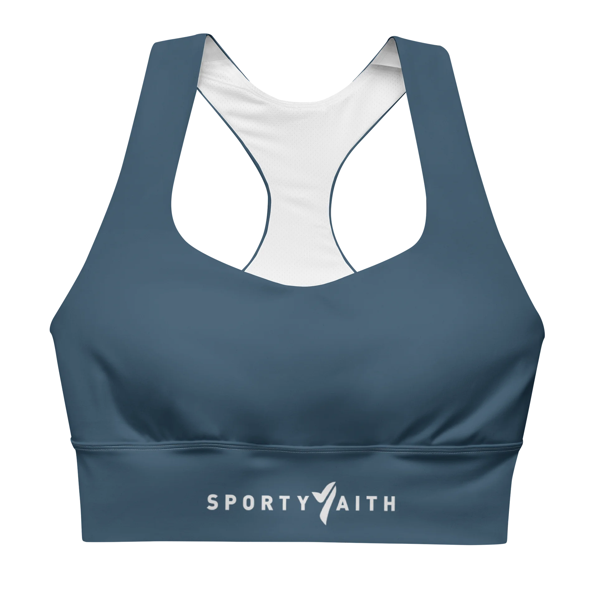 SportyFaith Performance Sports Bra - Blue product image (1)