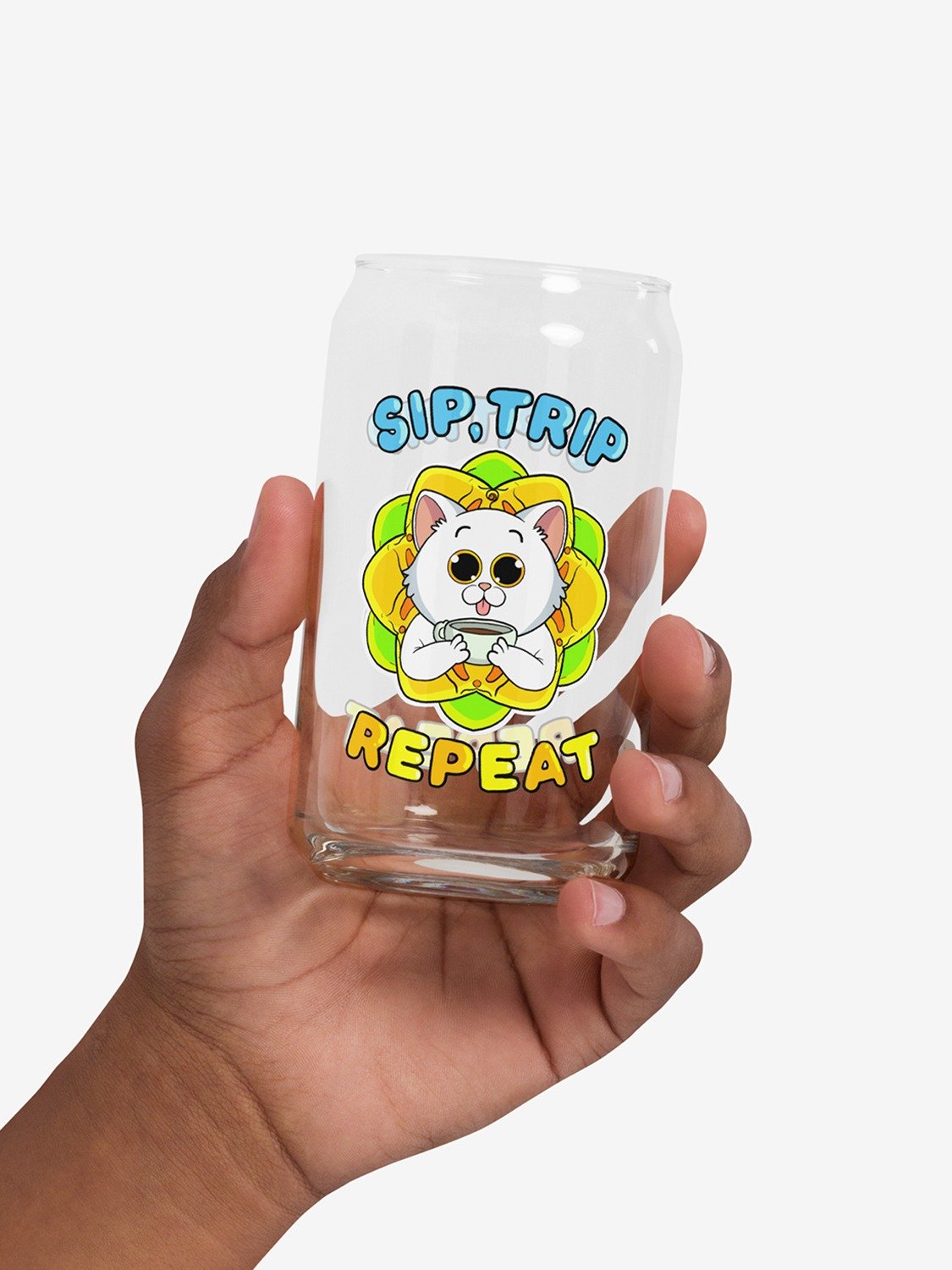 Sip, Trip, Repeat - Can Shaped Glass product image (3)