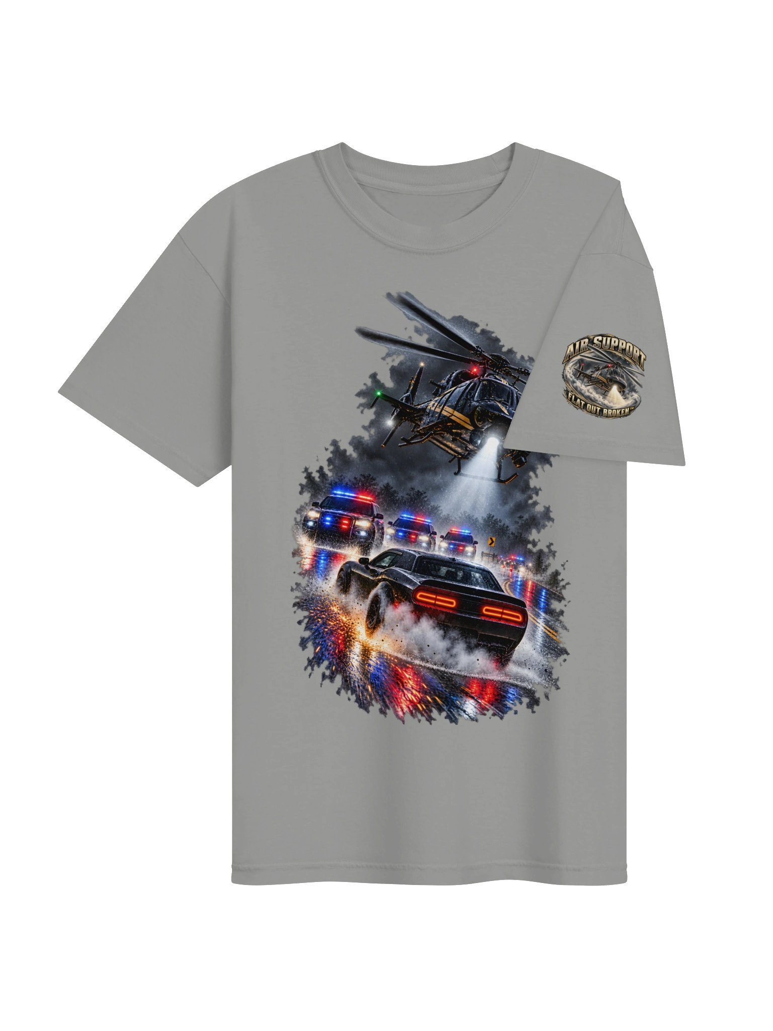 You Can Run. We Can Fly. Air Support T-Shirt | FLAT OUT BROKEN™ product image (114)