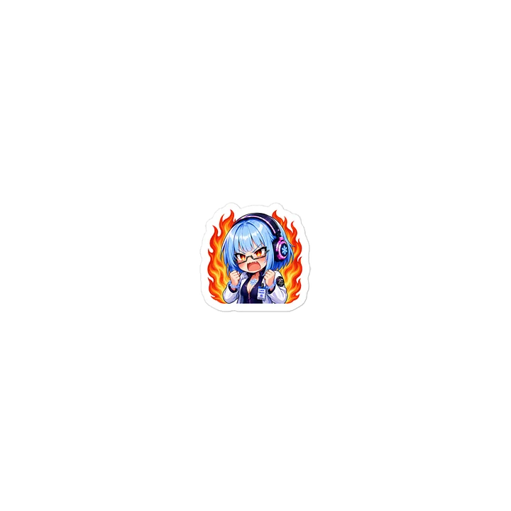 Lady Frost Rage Emote - Die Cut Sticker product image (2)