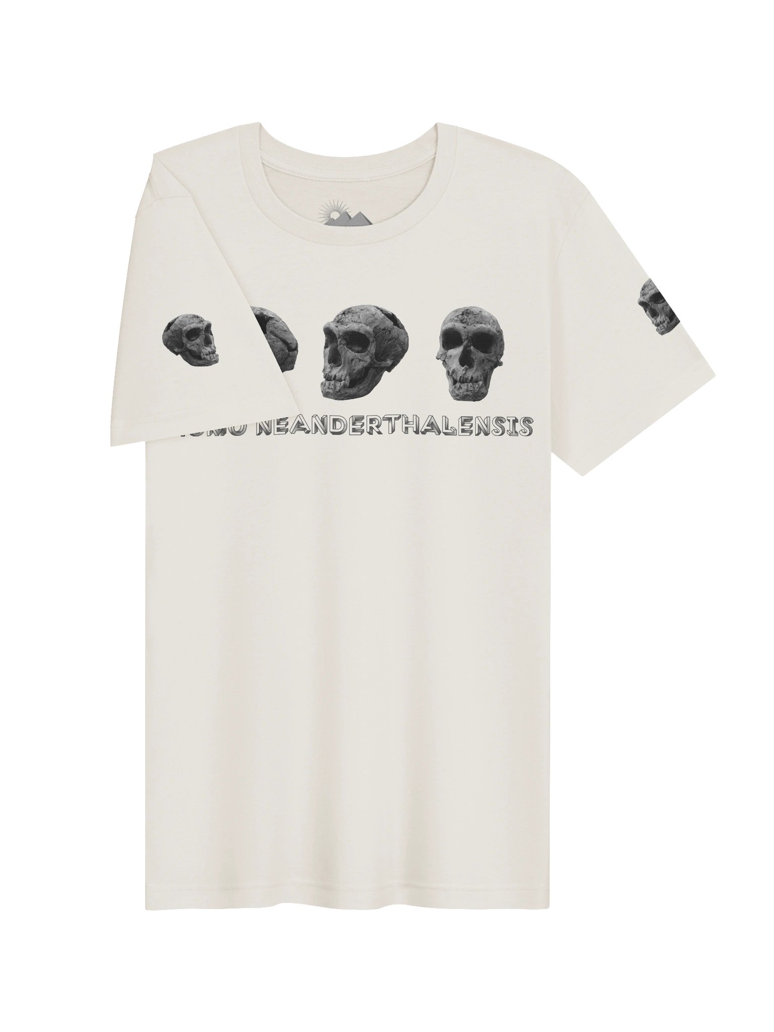 Neanderthal Fossil Skull T-Shirt Light product image (3)