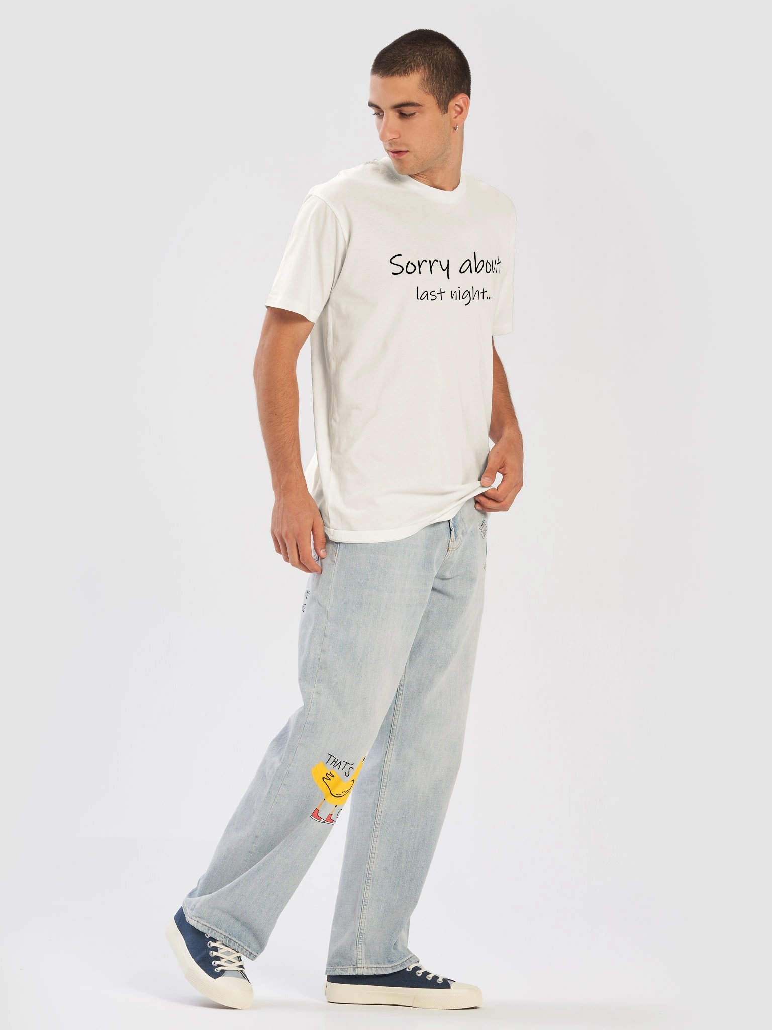 Sorry About Last Night Premium Tee Lt. product image (20)