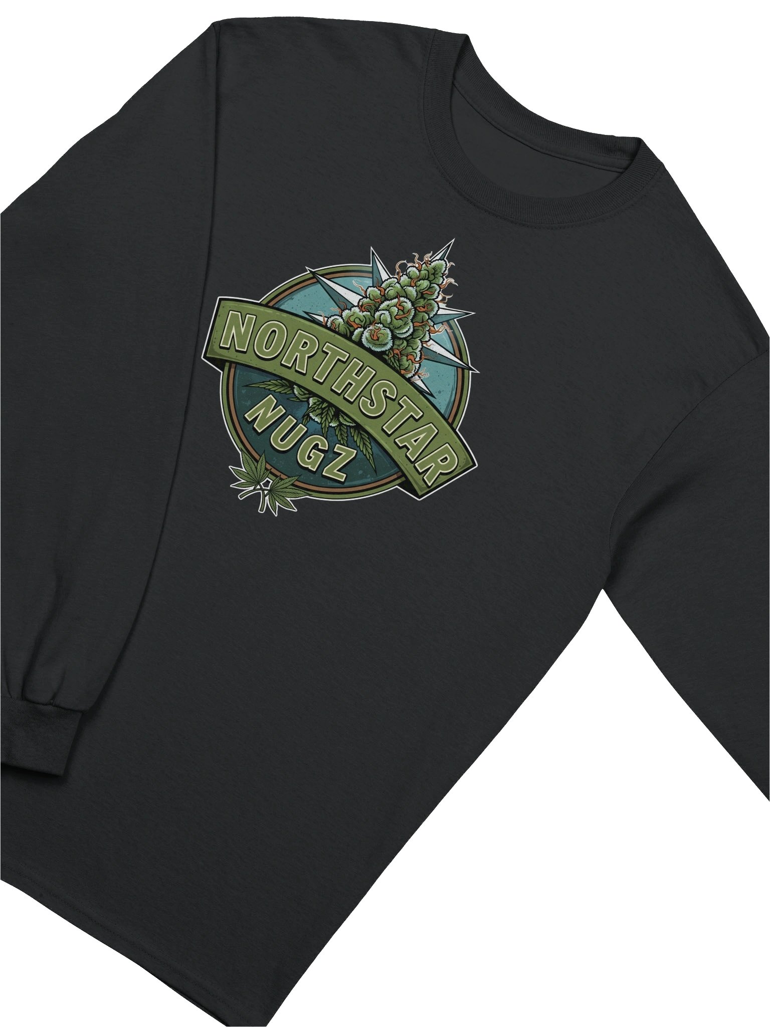North Star Nugz Cannabis Logo Long Sleeve Tee product image (21)