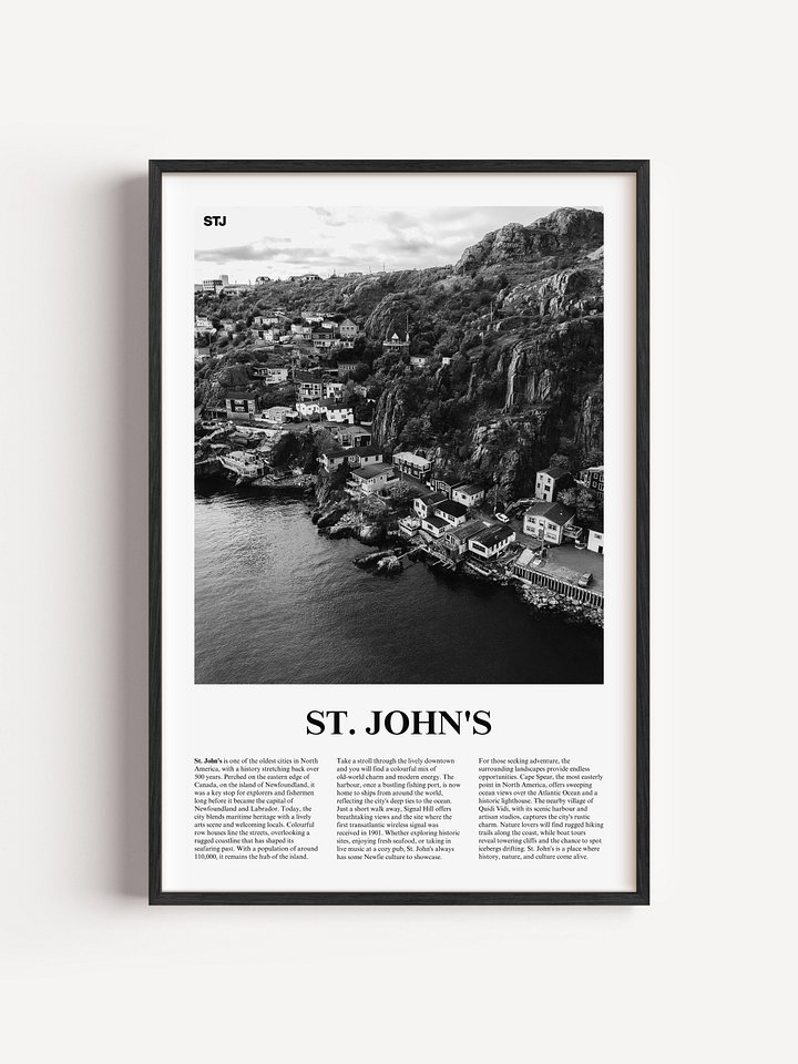 St. John's 03 Newspaper Poster product image (1)