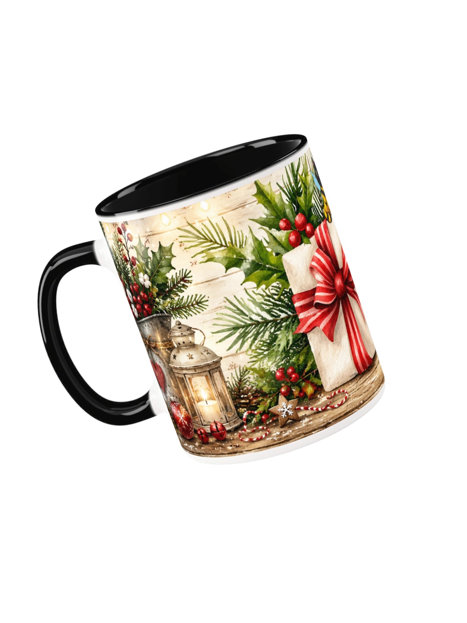 Rustic Christmas Cat Mug product image (22)
