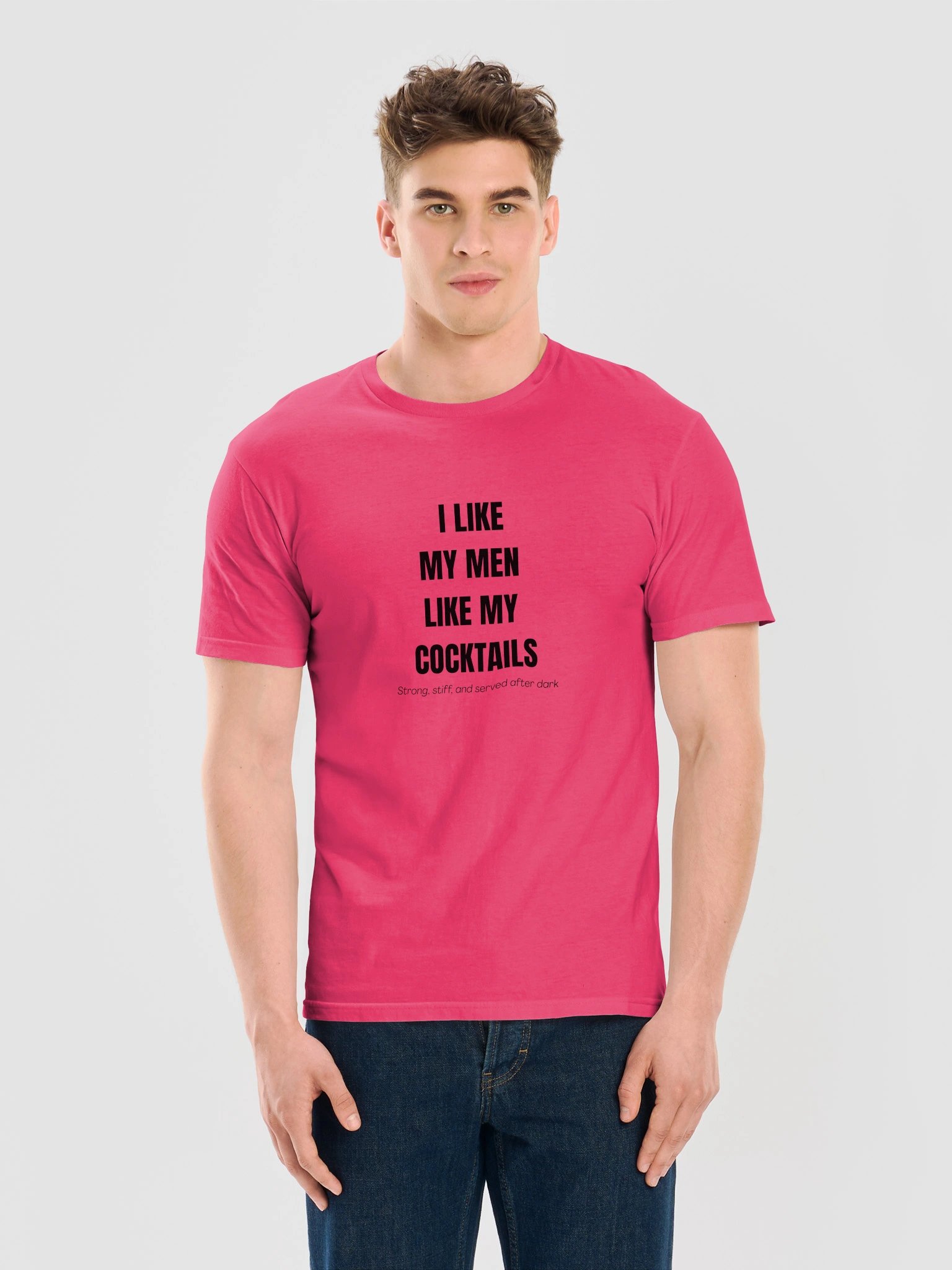 I LIKE MY MEN LIKE MY COCKTAILS Unisex Tee product image (77)