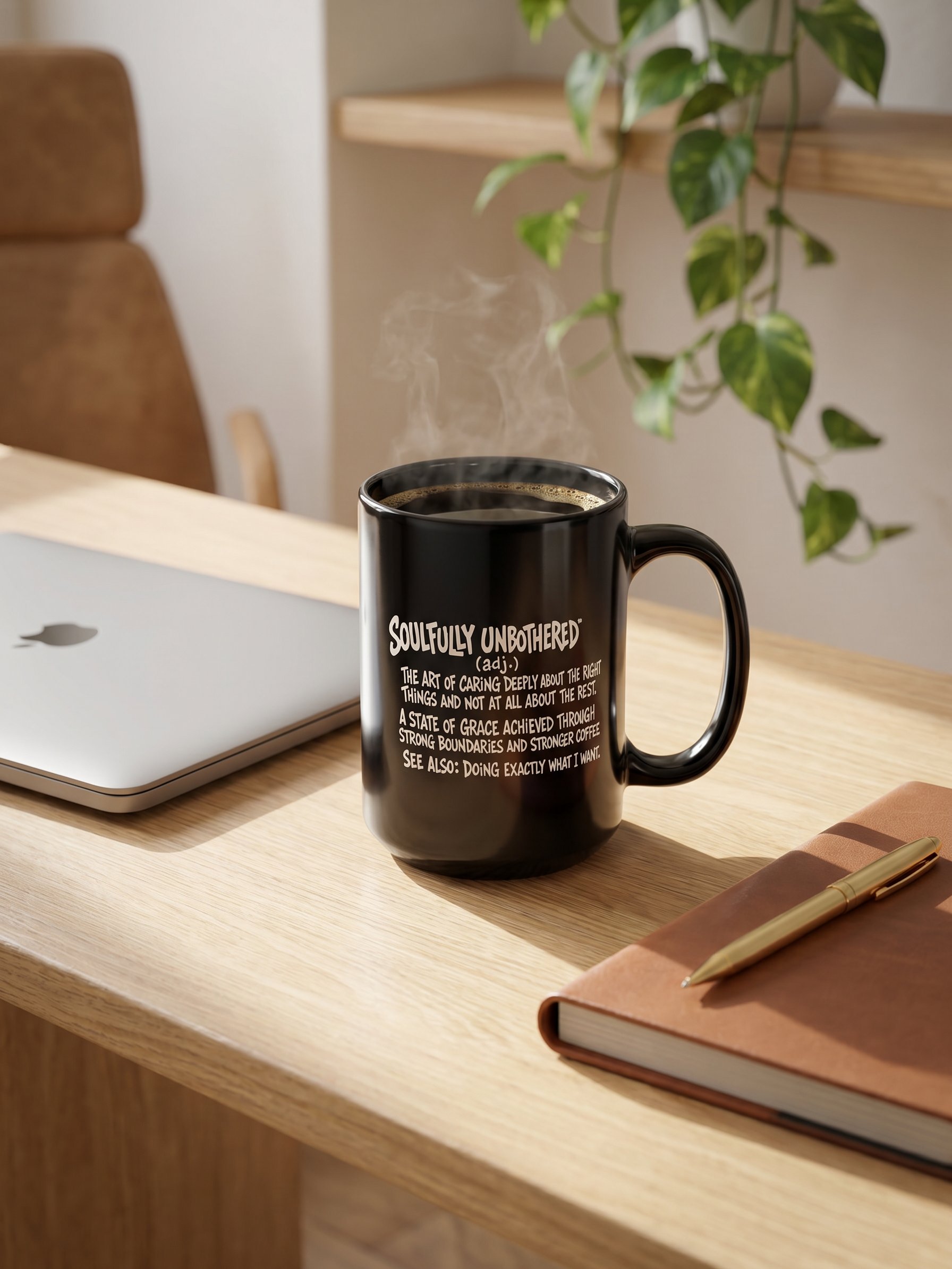 Soulfully Unbothered Definition Ceramic Mug product image (1)