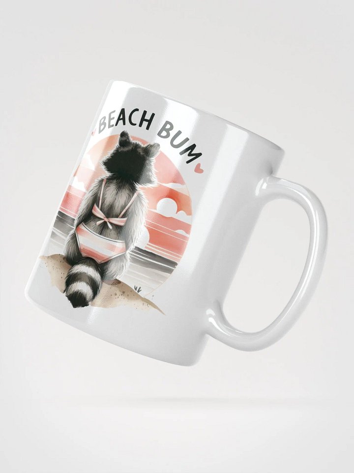Bikini Beach Bum Raccoon Mug product image (5)
