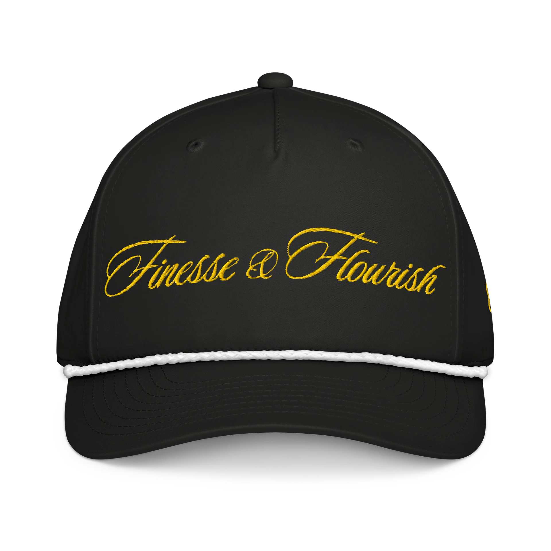 F&F Script Five-Panel Classic Rope Cap (YLW) product image (1)