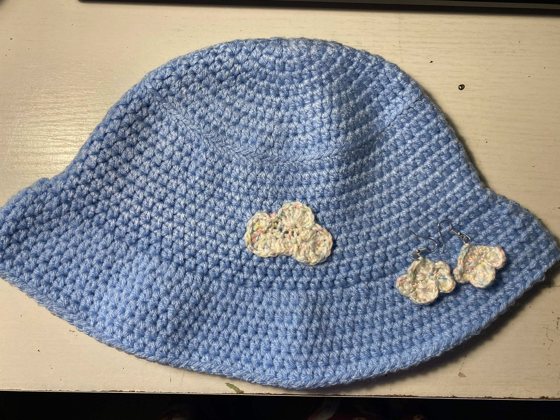 Cloud Hat + Earrings product image (1)