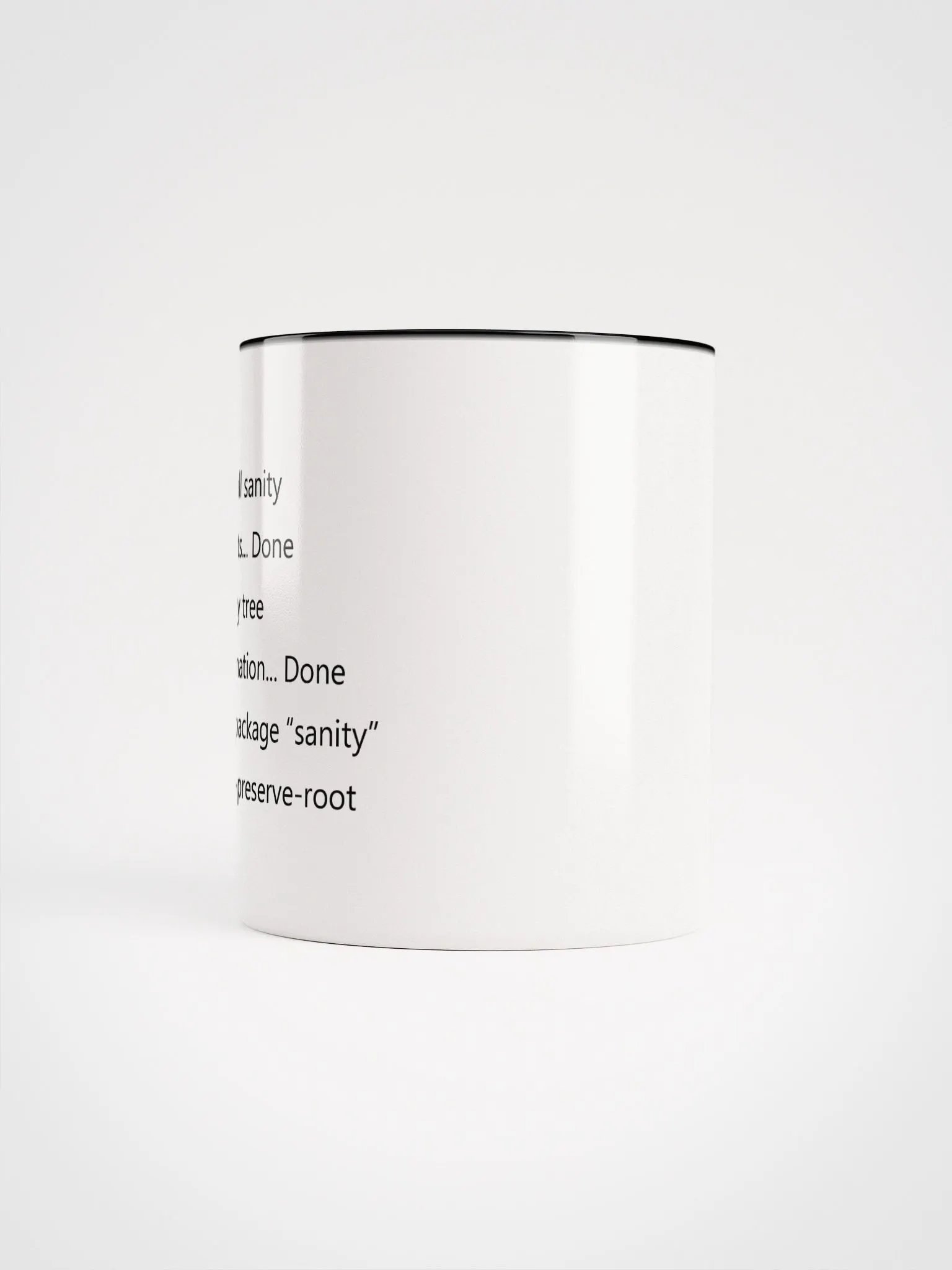 Cannot find sanity Mug product image (2)