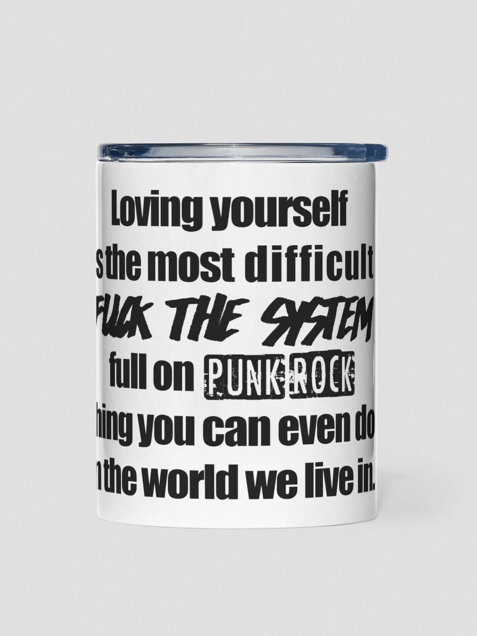 Loving Yourself 10oz Tumbler (Black) product image (1)
